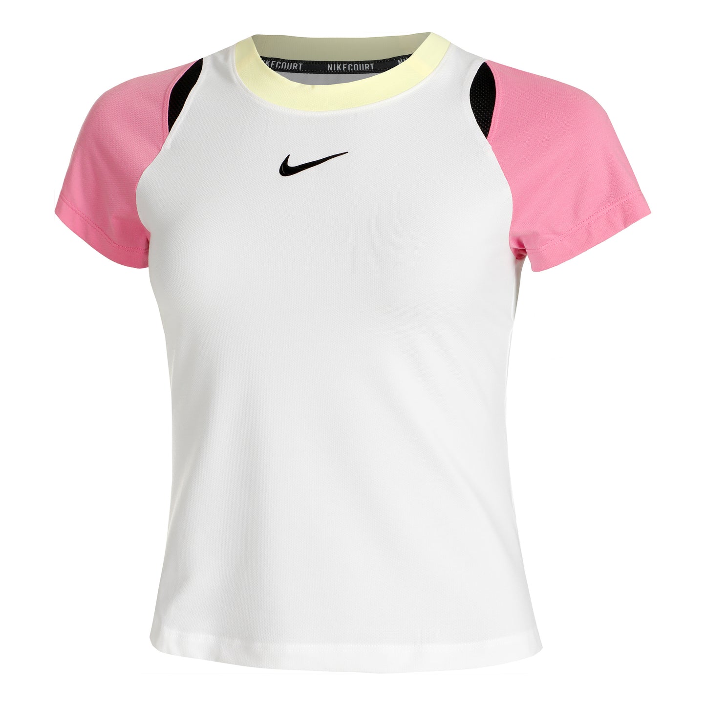 Nike Court Dri-Fit Advantage T-shirt Damer - vit, pink