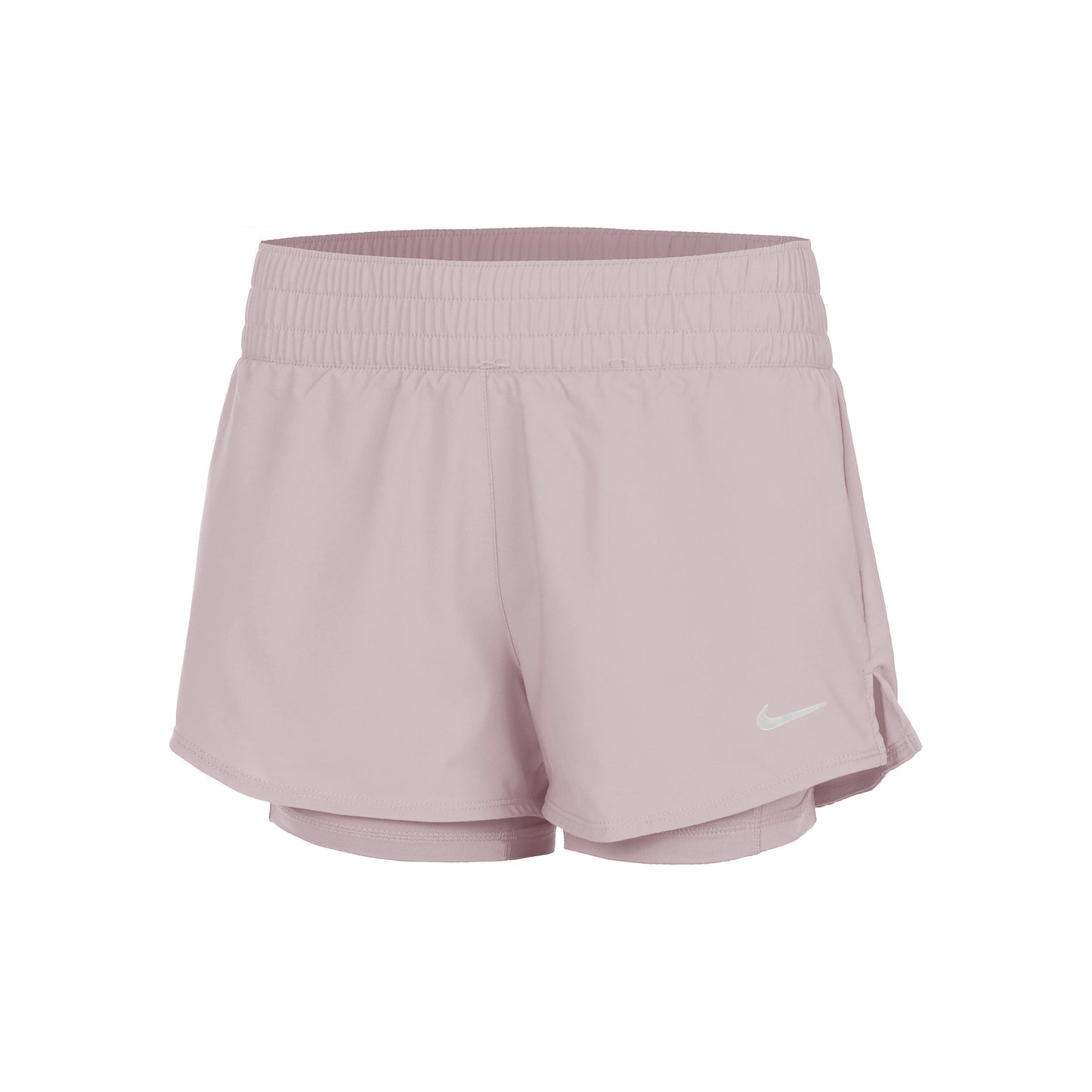Nike Dri-Fit One Mid Rise 2in1 3in Shorts Damer - beige,