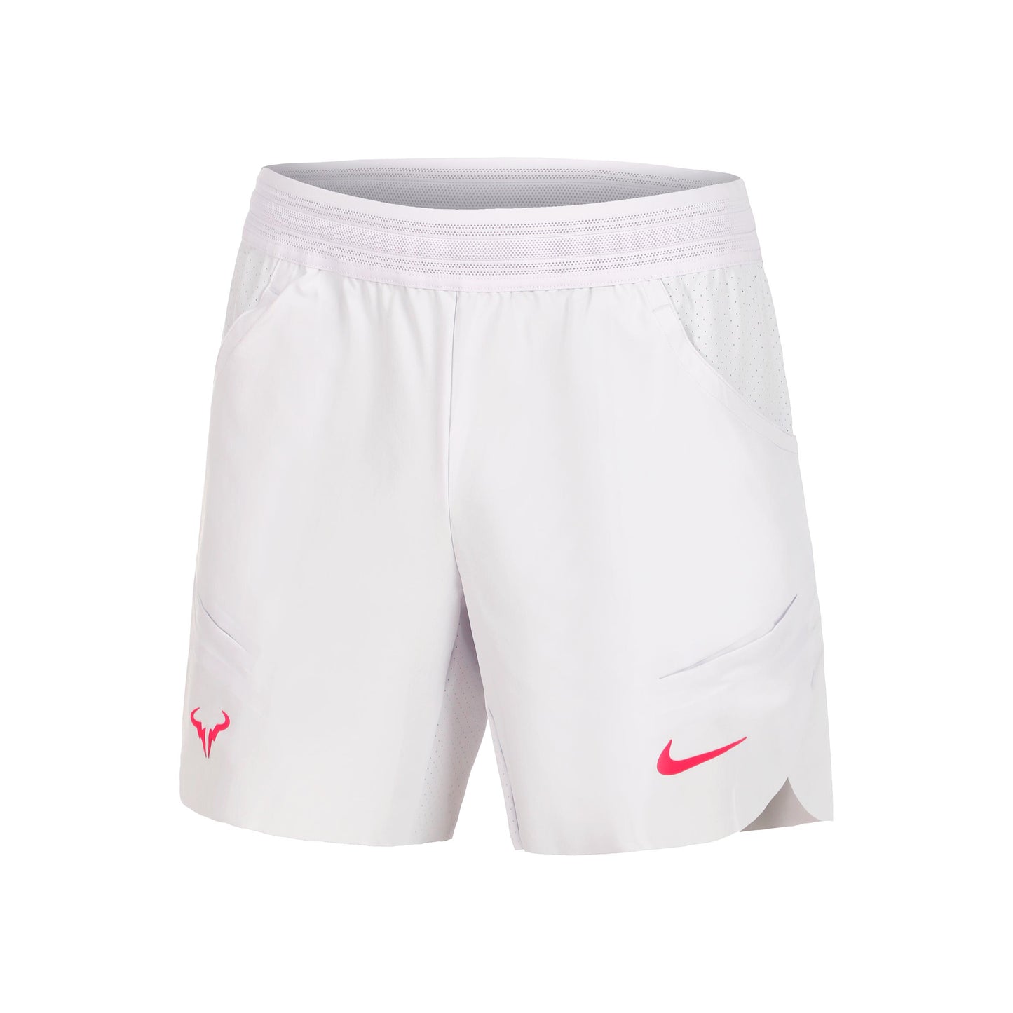 Nike Dri-Fit RAFA MNK 7in Shorts Herrar - vit, pink