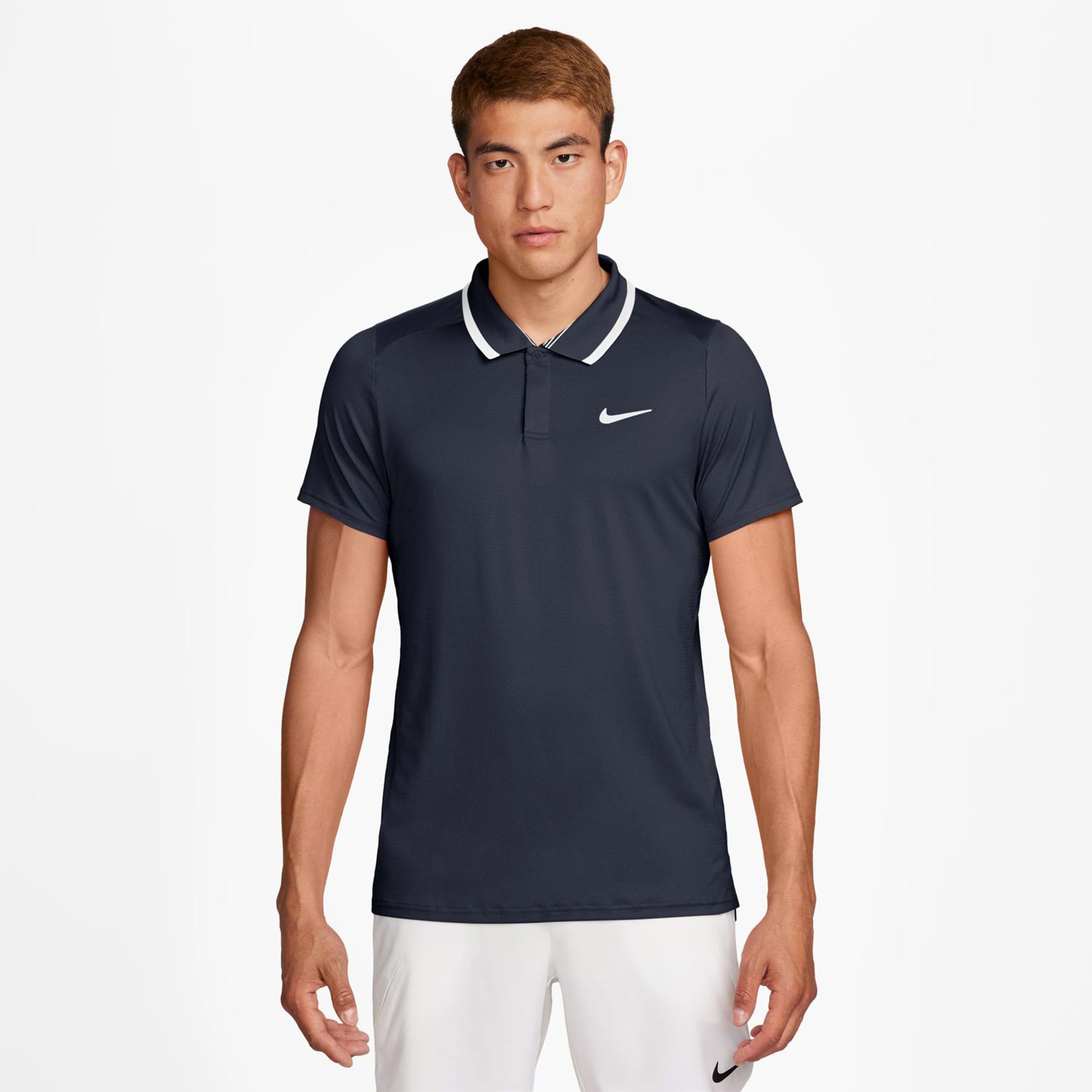 Nike Court Dri-Fit Advantage Polo Herrar-Mörkblå