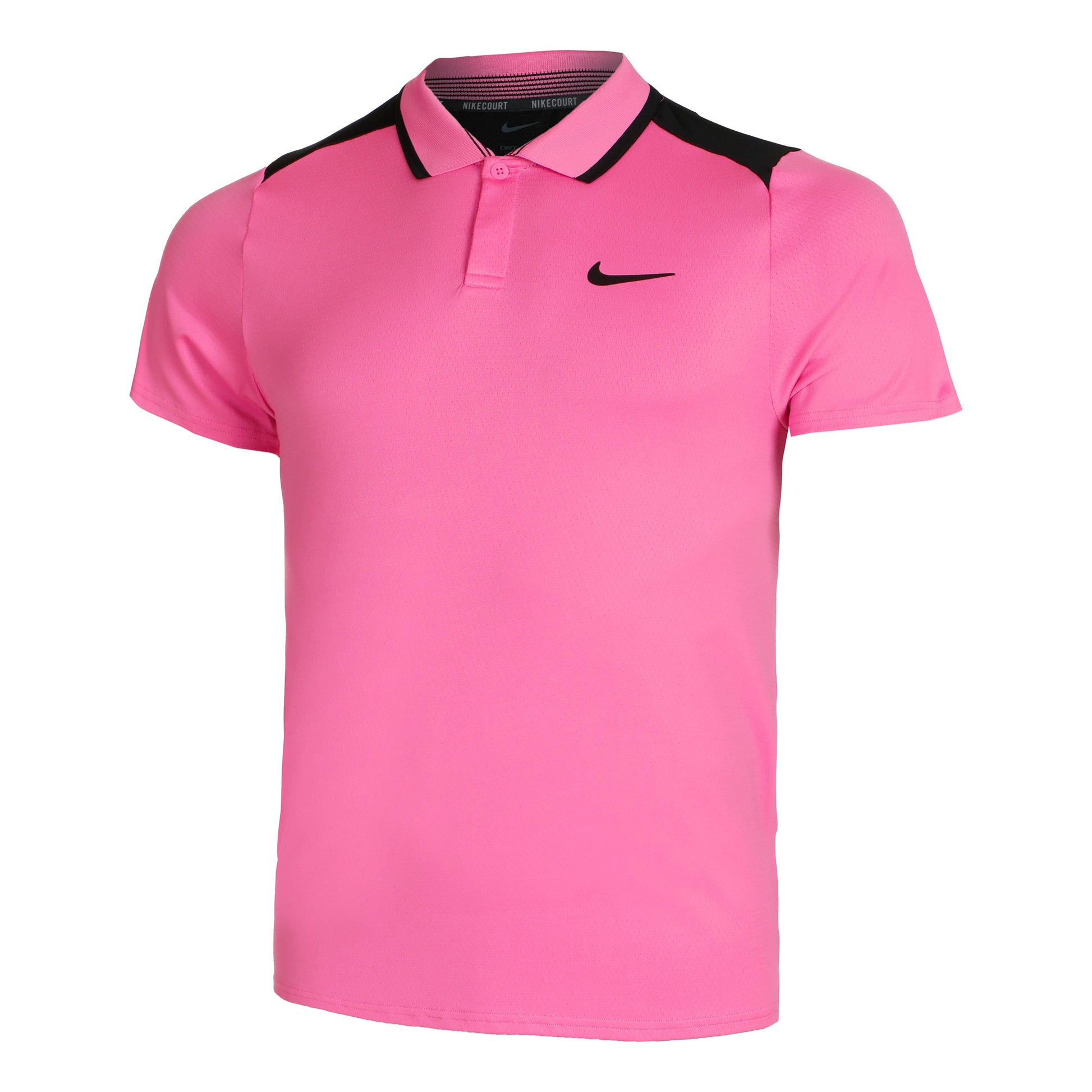 Nike Court Dri-Fit Advantage Polo Herrar - pink, svart