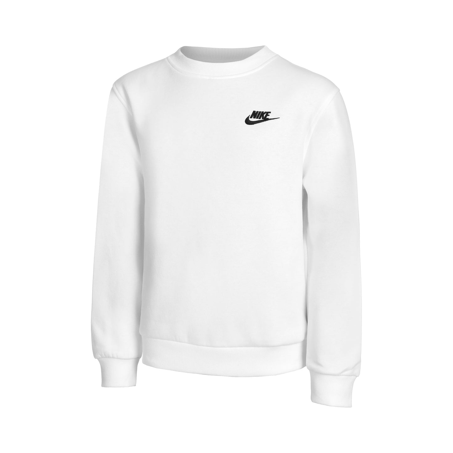Nike Club Fleece Långärmat Barn - vit,