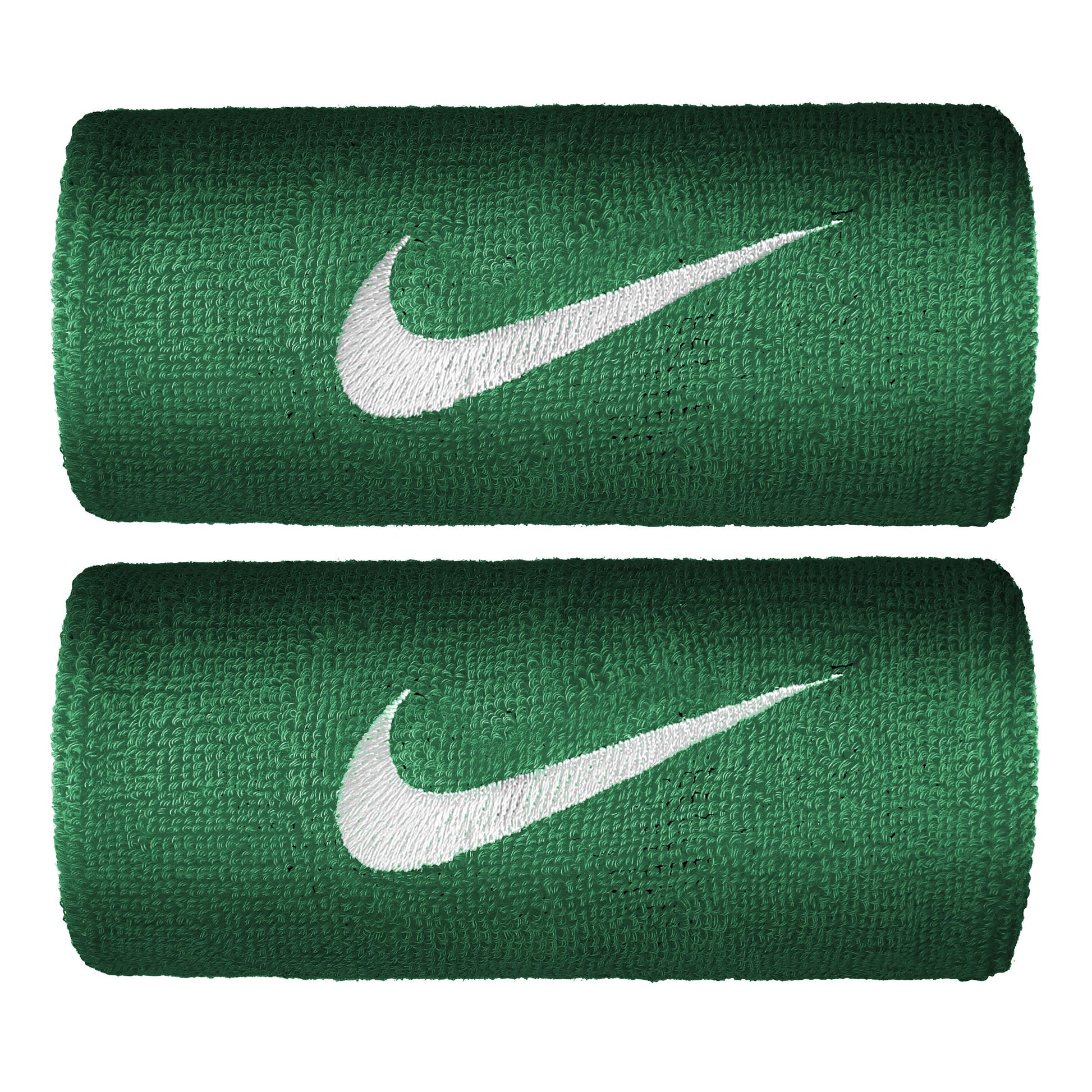 Nike Premier DW Svettband 2-pack lång - mörkgrön, vit