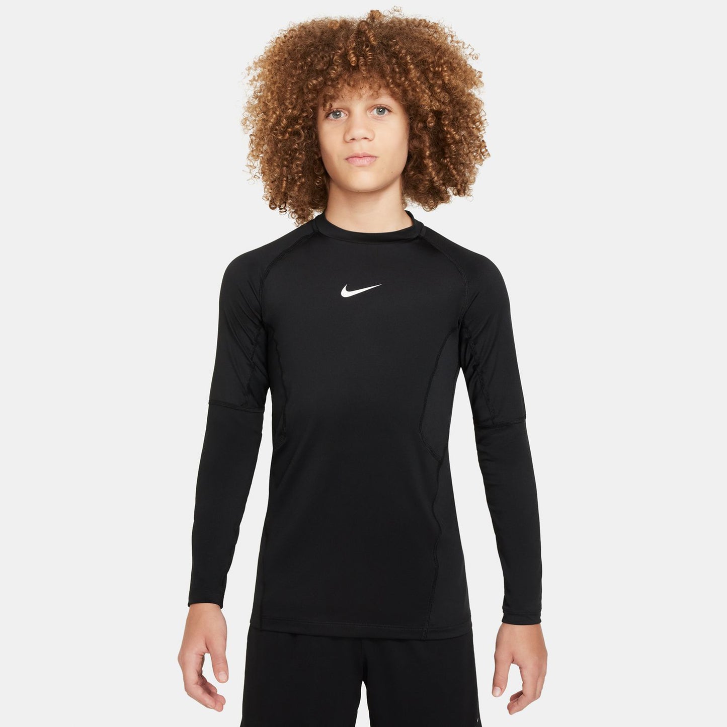 Nike Dri-Fit Pro Långärmat Pojkar-Svart