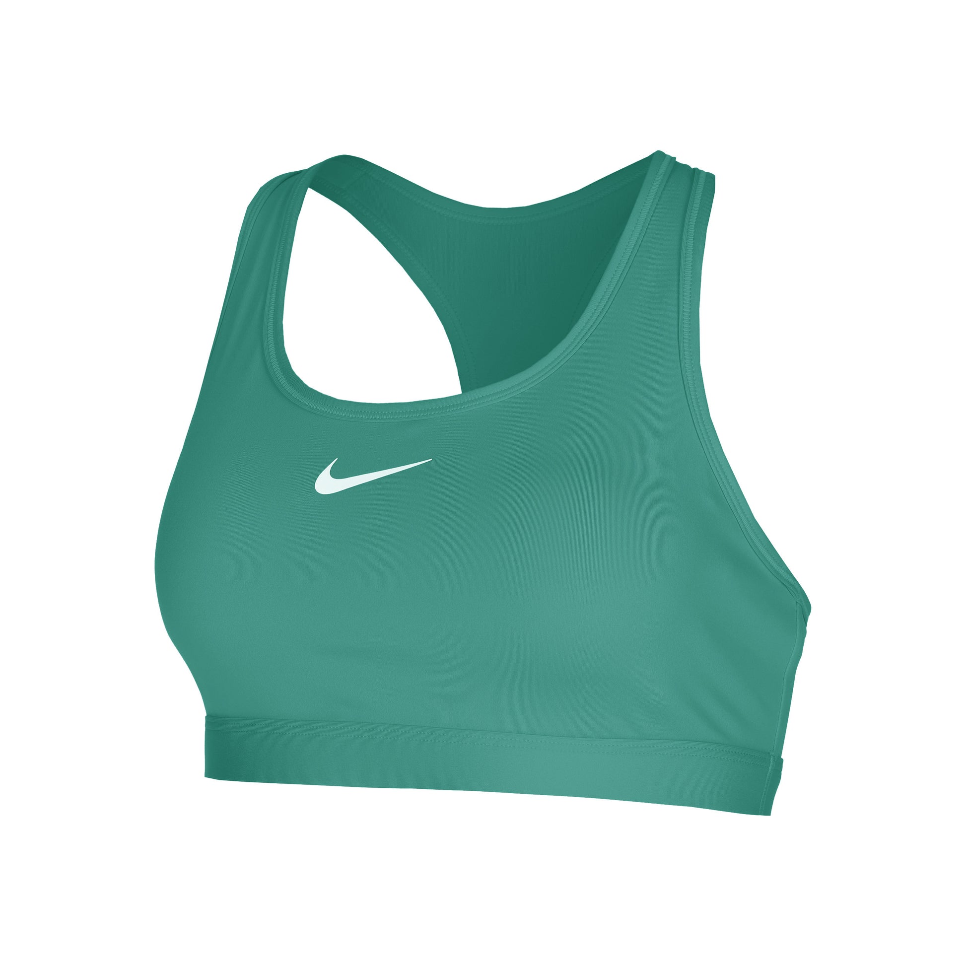 Nike Swoosh Medium Sport-behå Damer - grön, vit