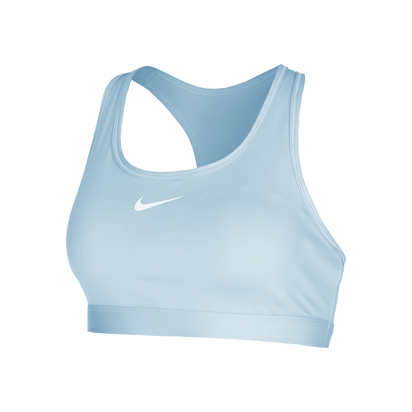 Nike Swoosh Medium Sport-behå Damer - ljusblå,