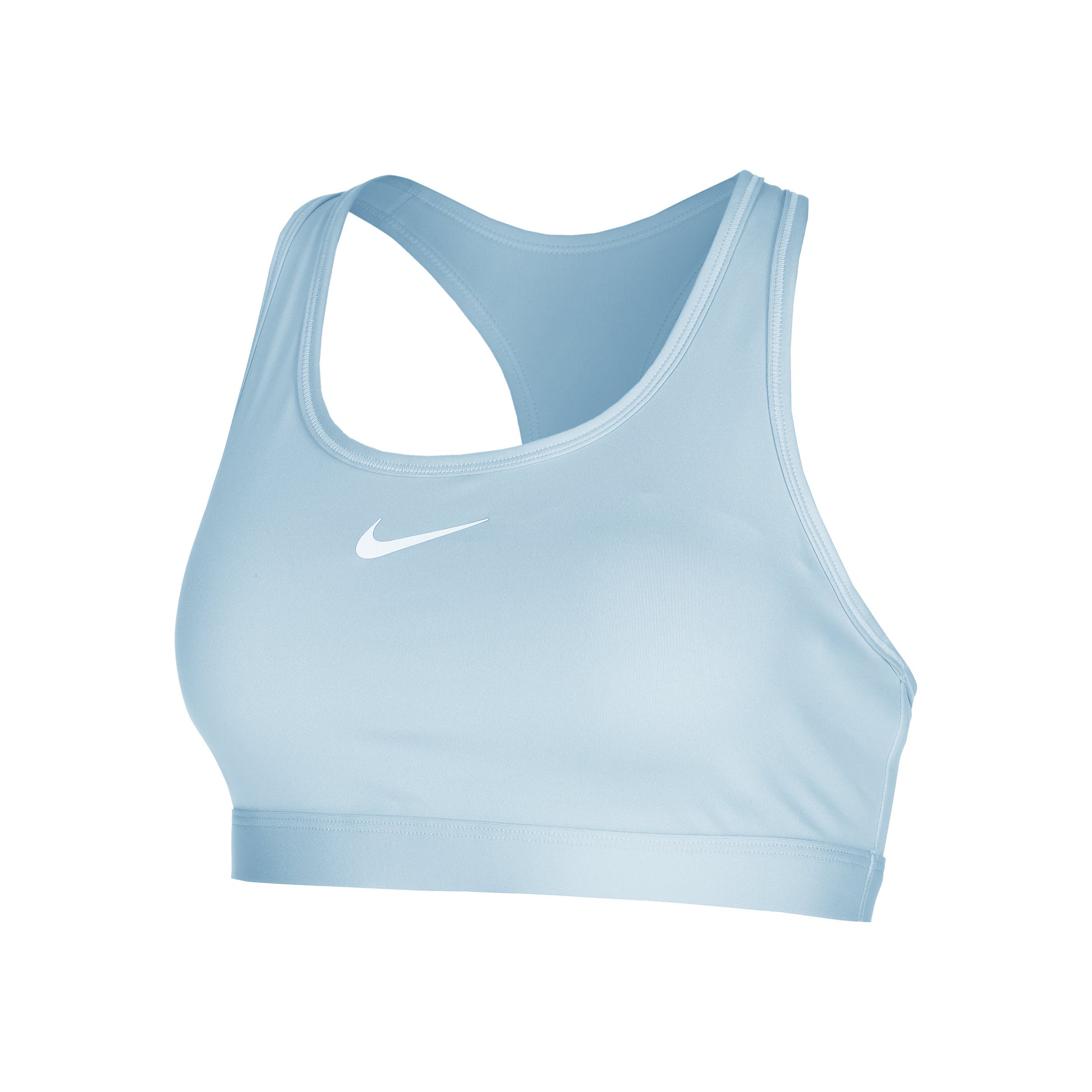 Nike Swoosh Medium Sport-behå Damer - ljusblå,