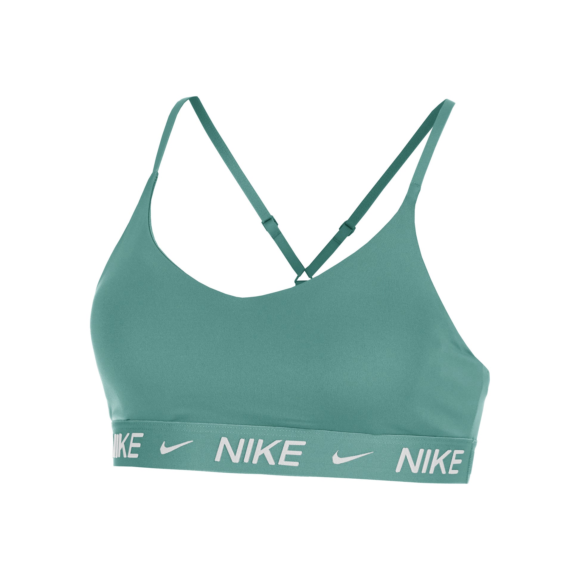 Nike Dri-Fit INDY LGT Support Sport-behå Damer-mörkgrön