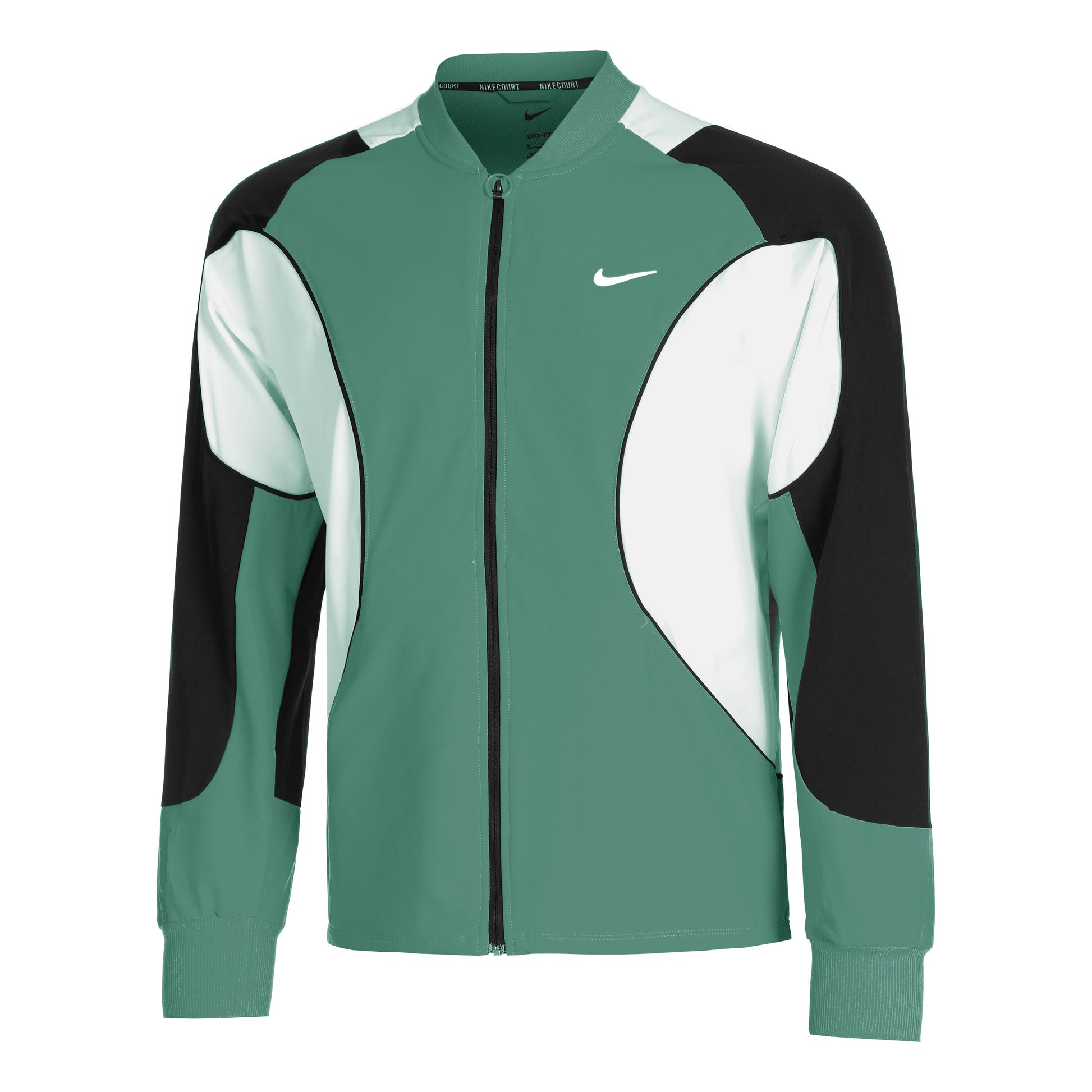 Nike Court Dri-Fit Advantage Träningsjacka Herrar - mörkgrön, vit