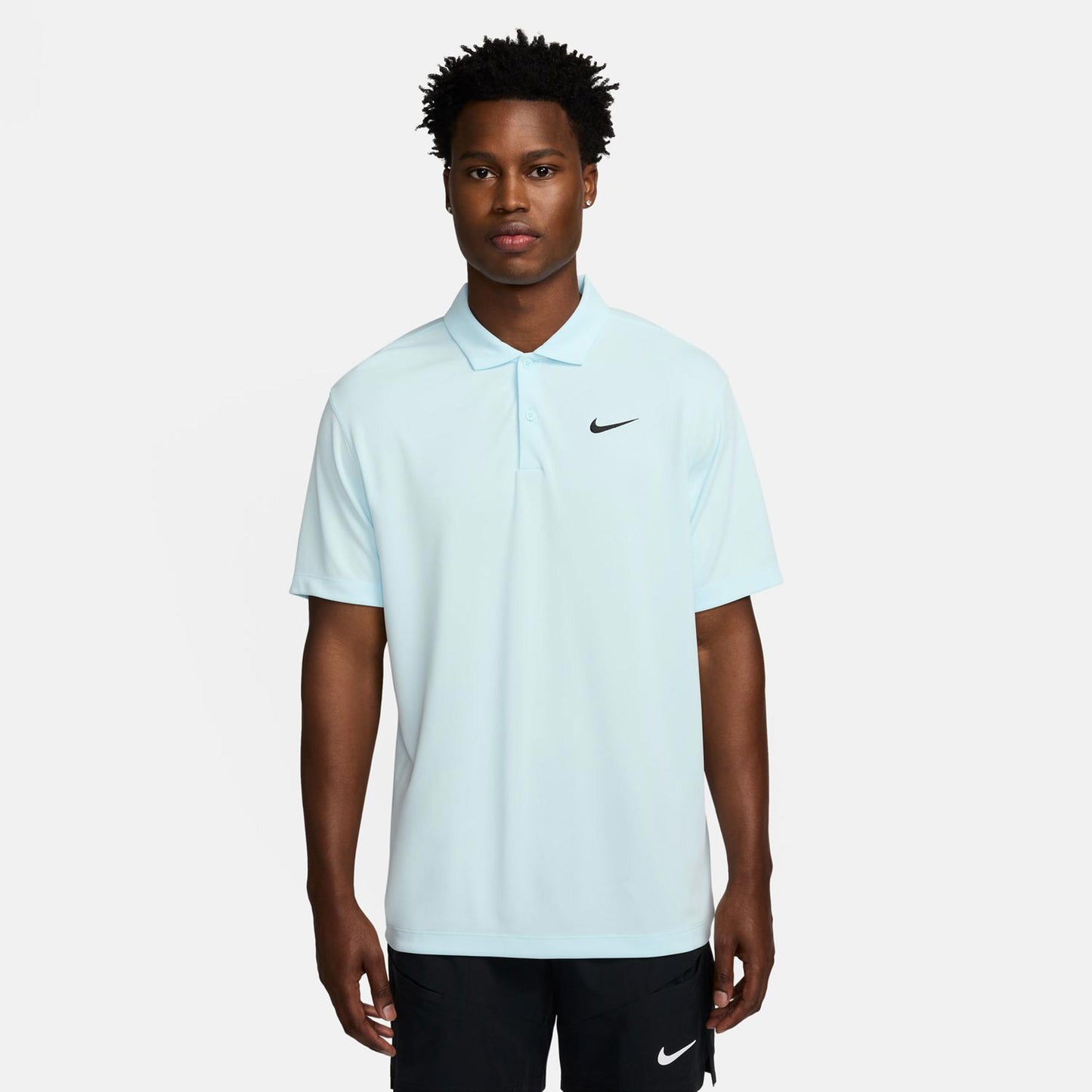 Nike Dri-Fit Victory Court Solid Polo Herrar - mint, svart
