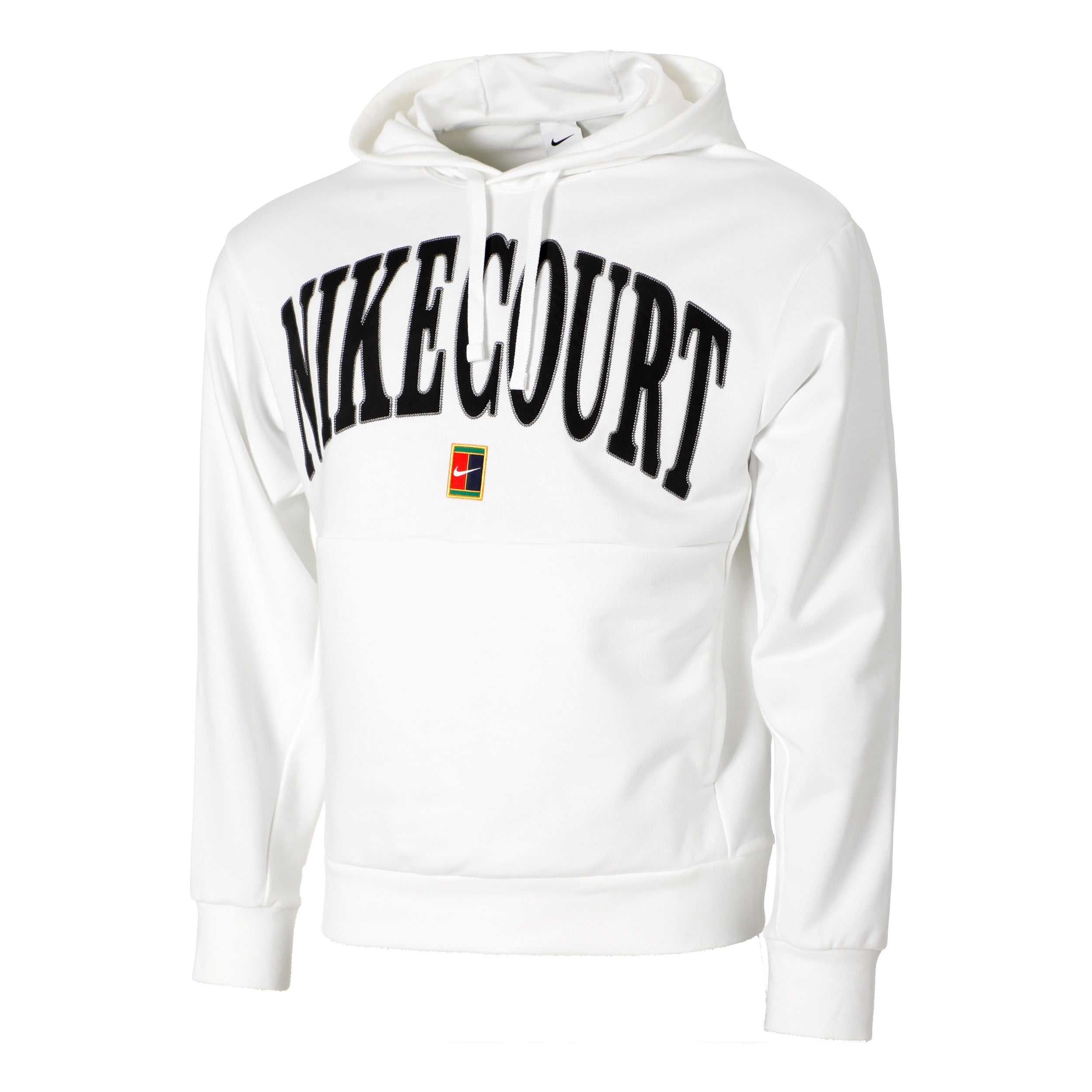 Nike Dri-Fit Fleece Heritage Huvtröja Herrar-Vit,Svart