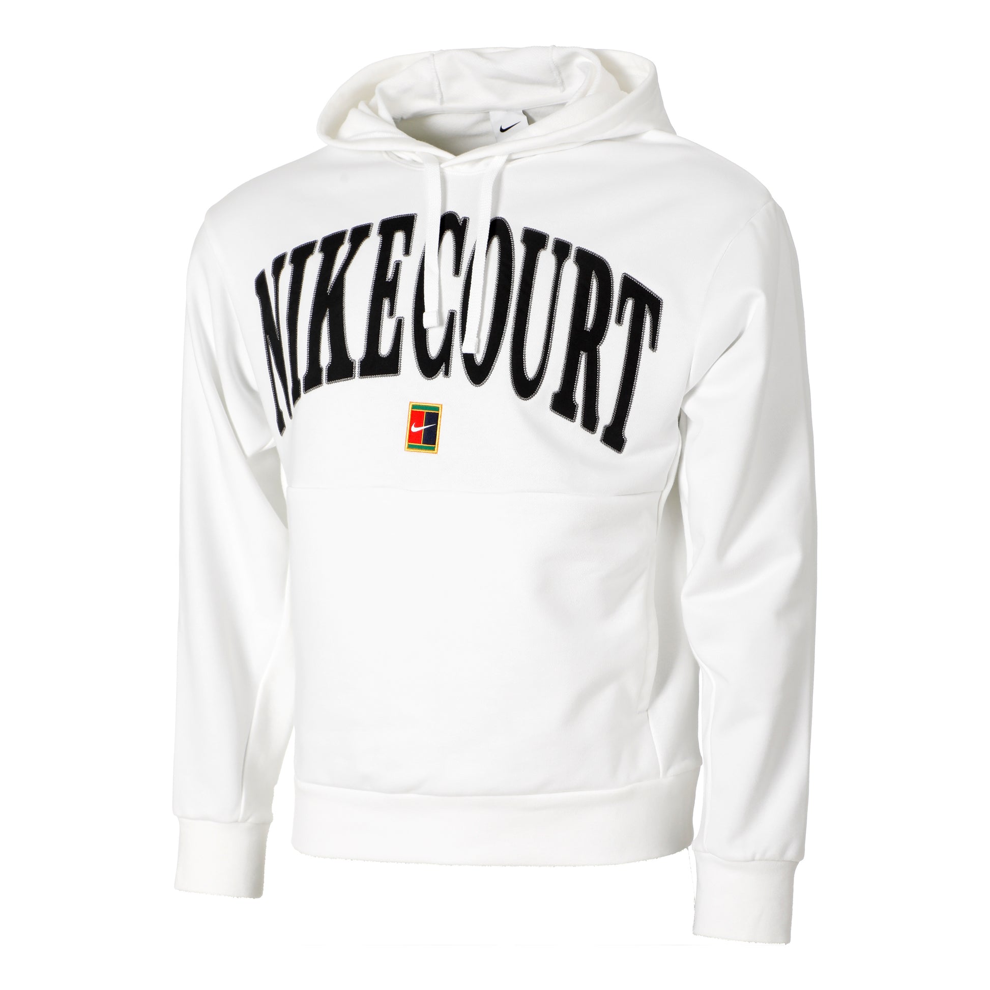 Nike Dri-Fit Fleece Heritage Huvtröja Herrar-Vit,Svart