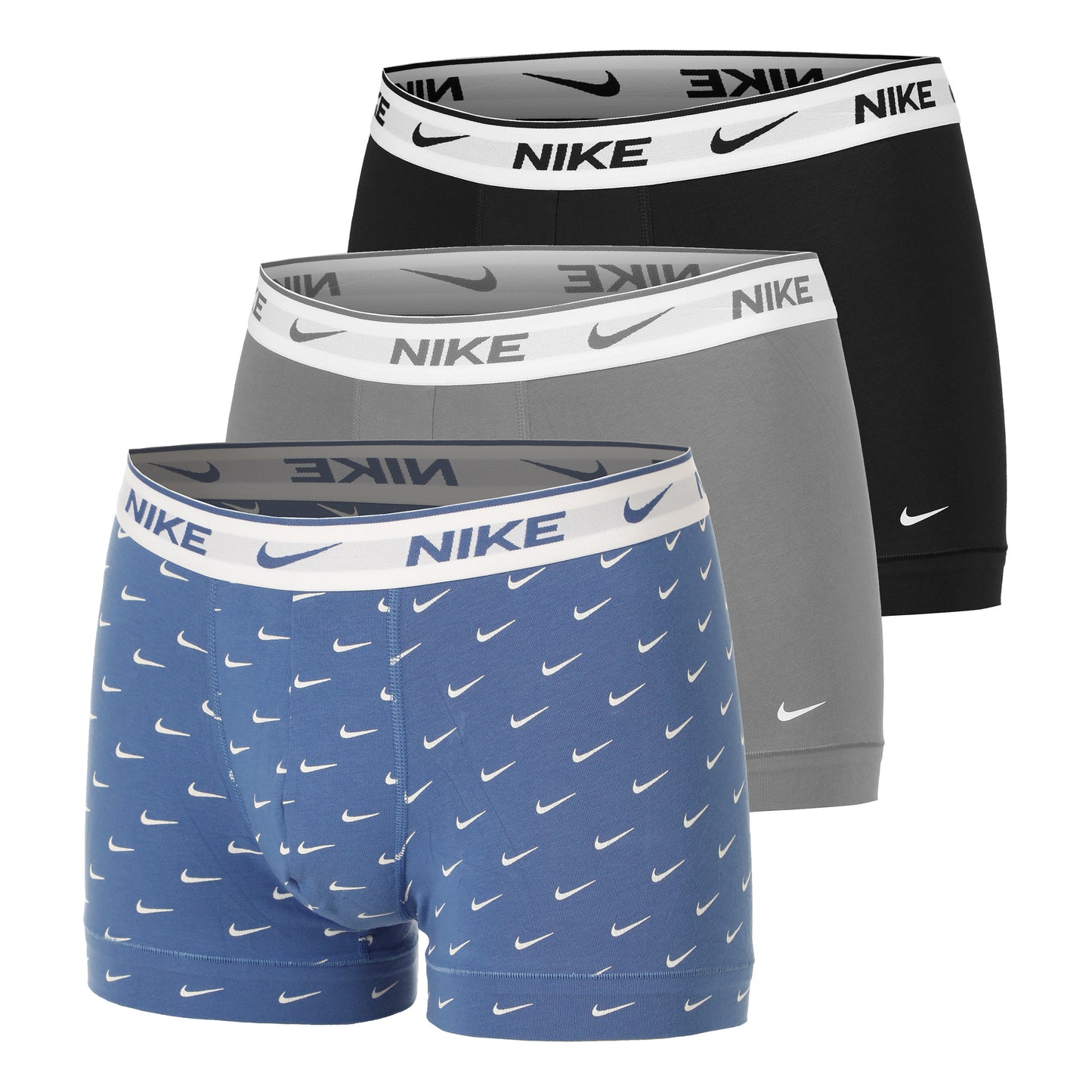 Nike Everyday Cotton Stretch Boxershorts 3-pack Herrar - flerfärgad,
