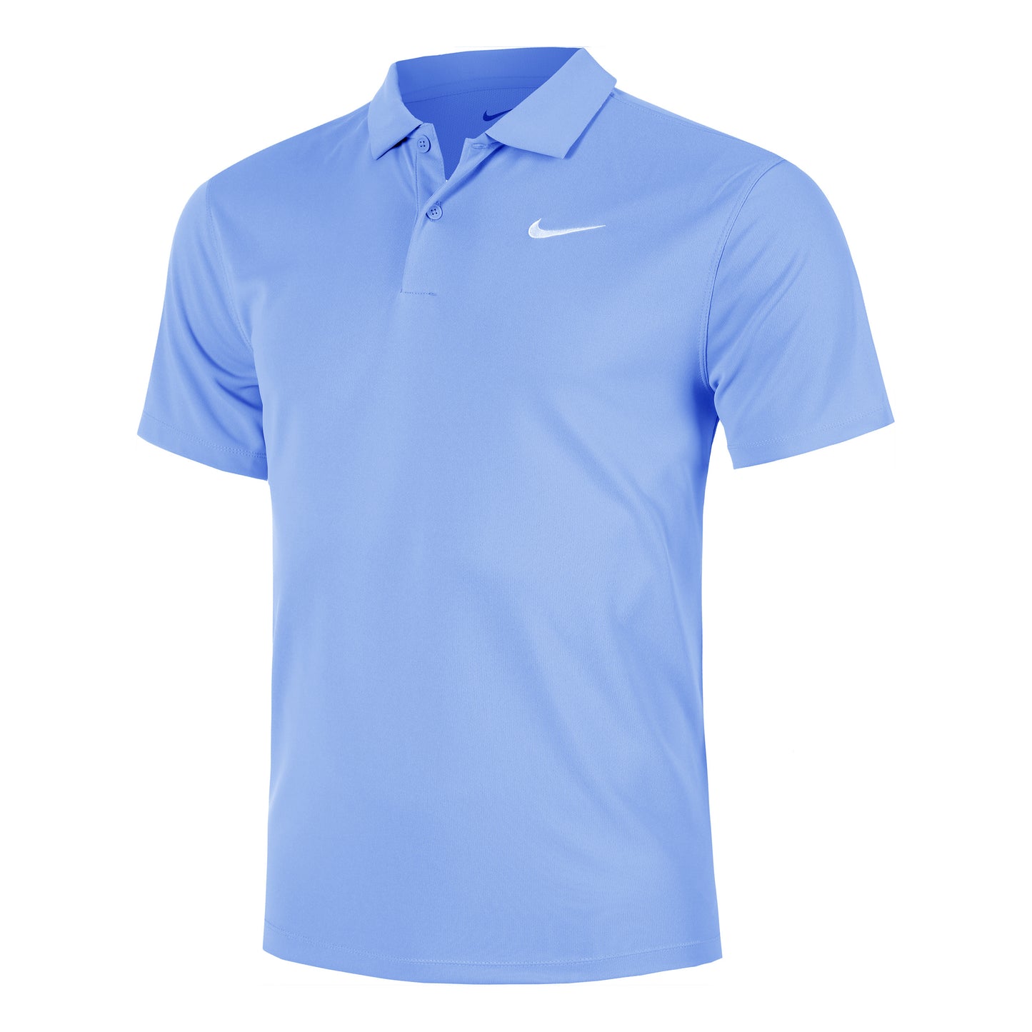 Nike Dri-Fit Victory Court Solid Polo Herrar - ljusblå, vit
