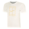 Court Dri-Fit Heritage T-shirt Herrar - creme,