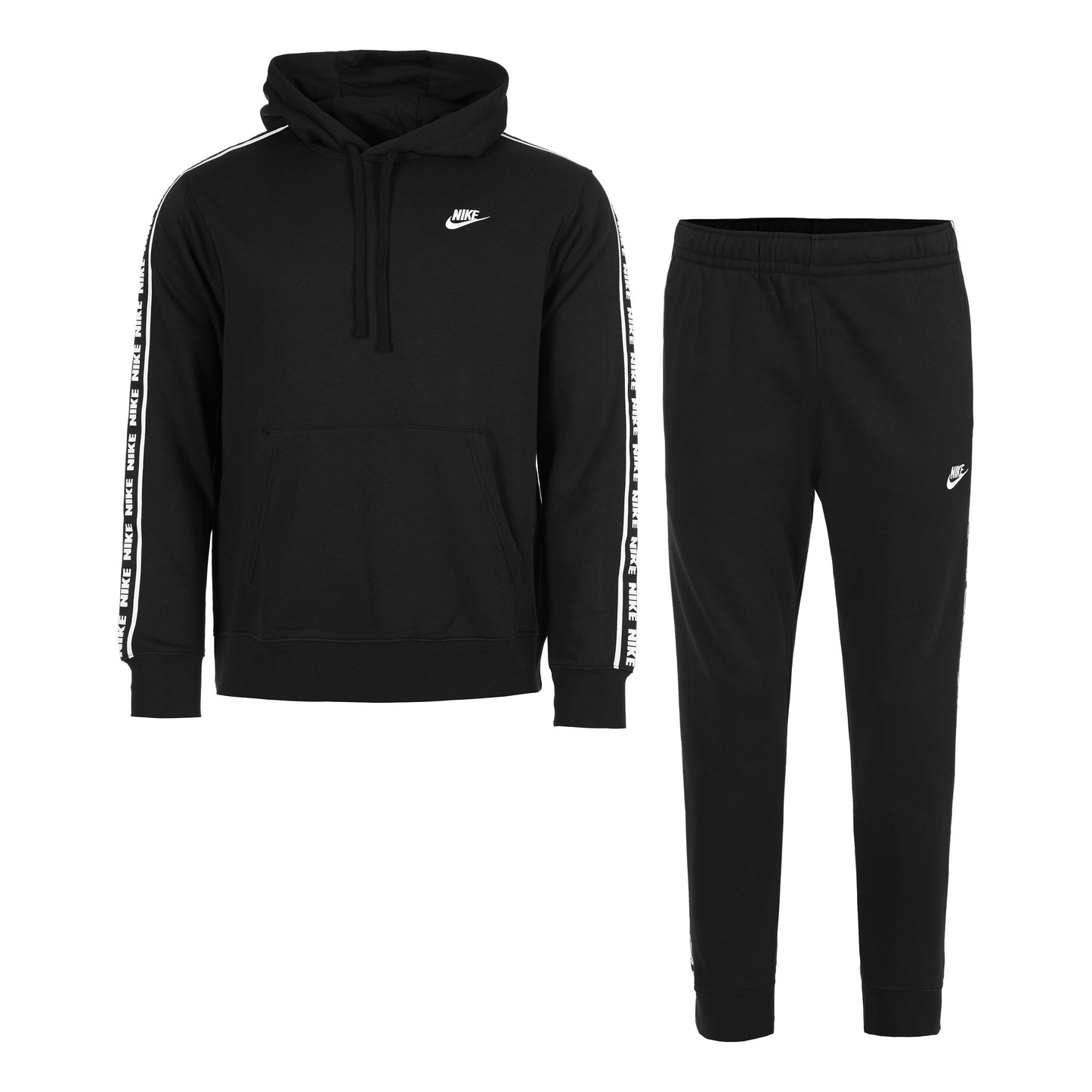 Nike Club Fleece GX Träningsoverall Herrar - svart, vit