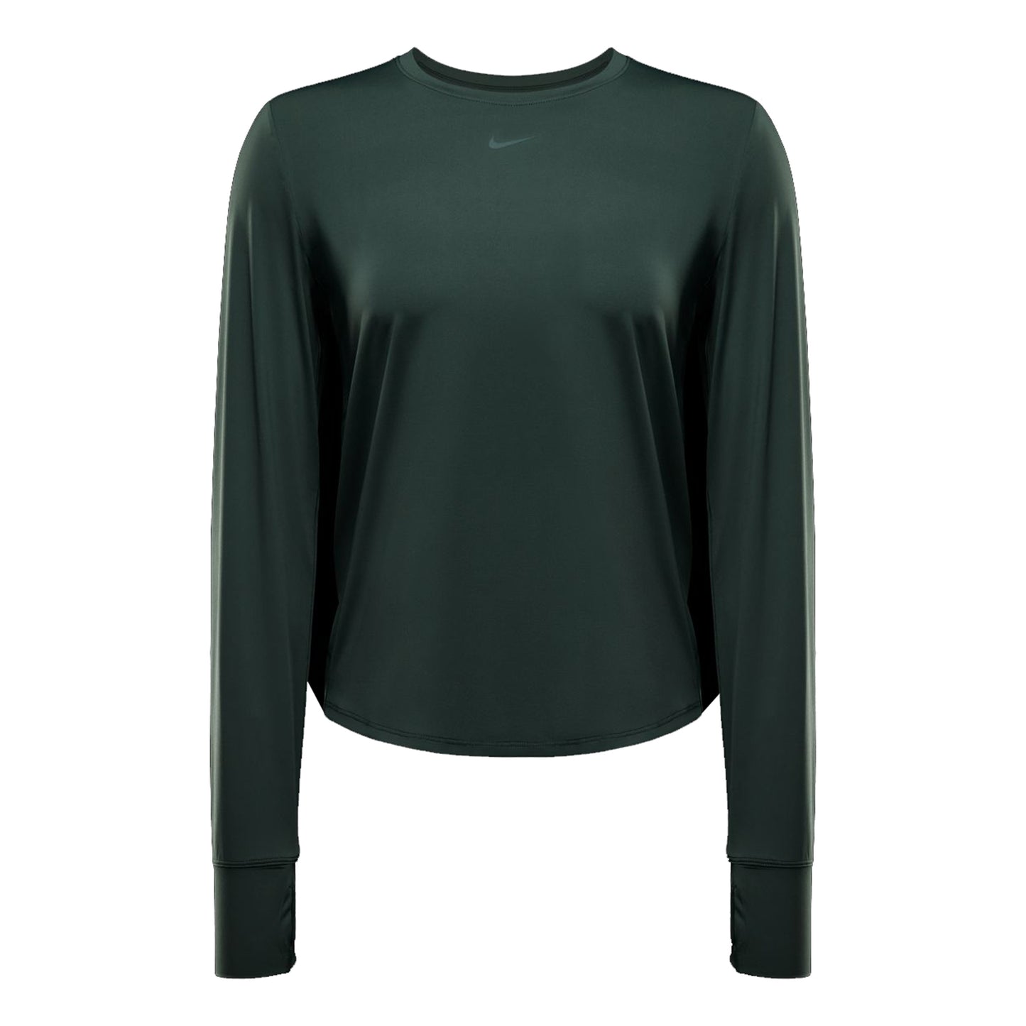Nike One Classic Dri-Fit Långärmat Damer - mörkgrön,