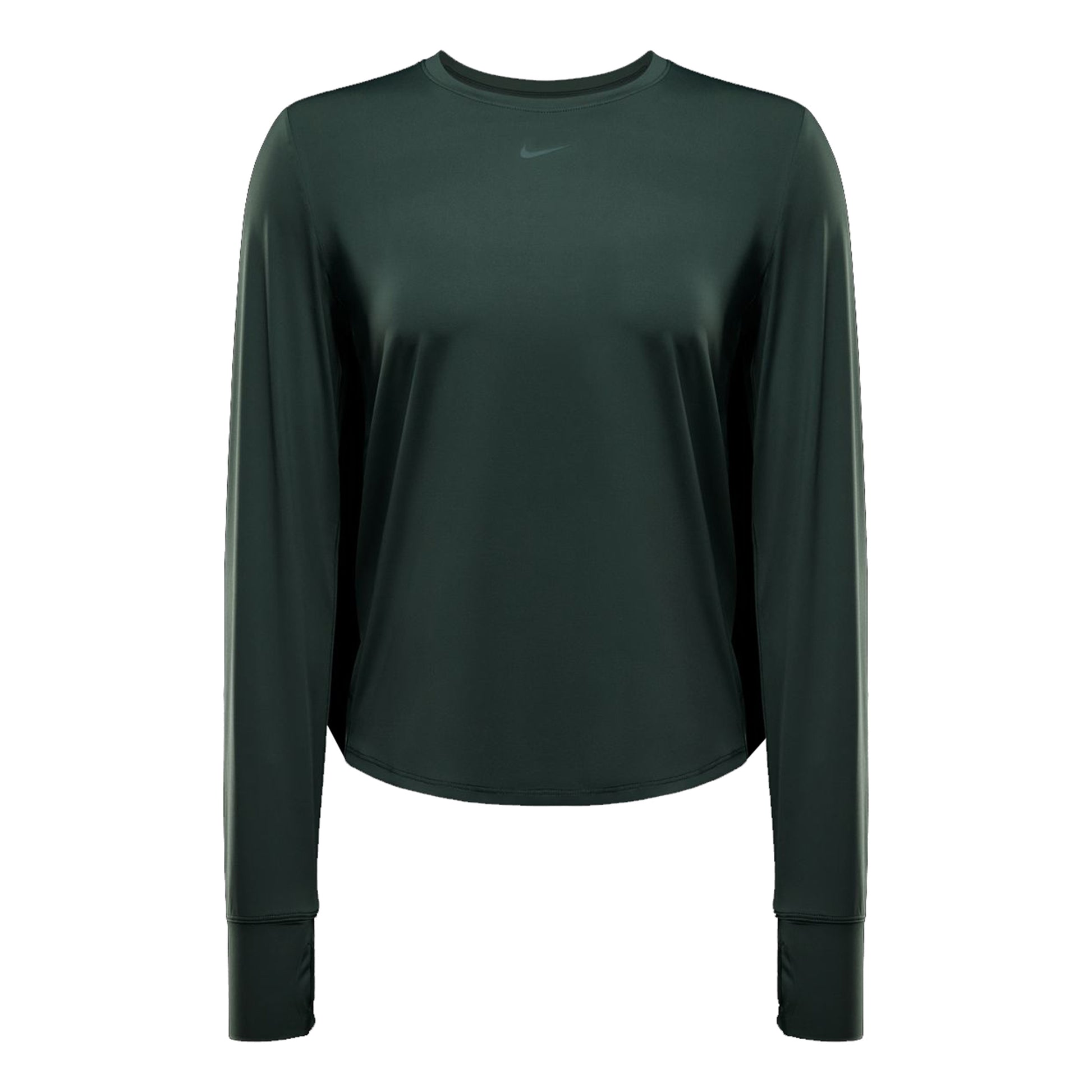 Nike One Classic Dri-Fit Långärmat Damer - mörkgrön,