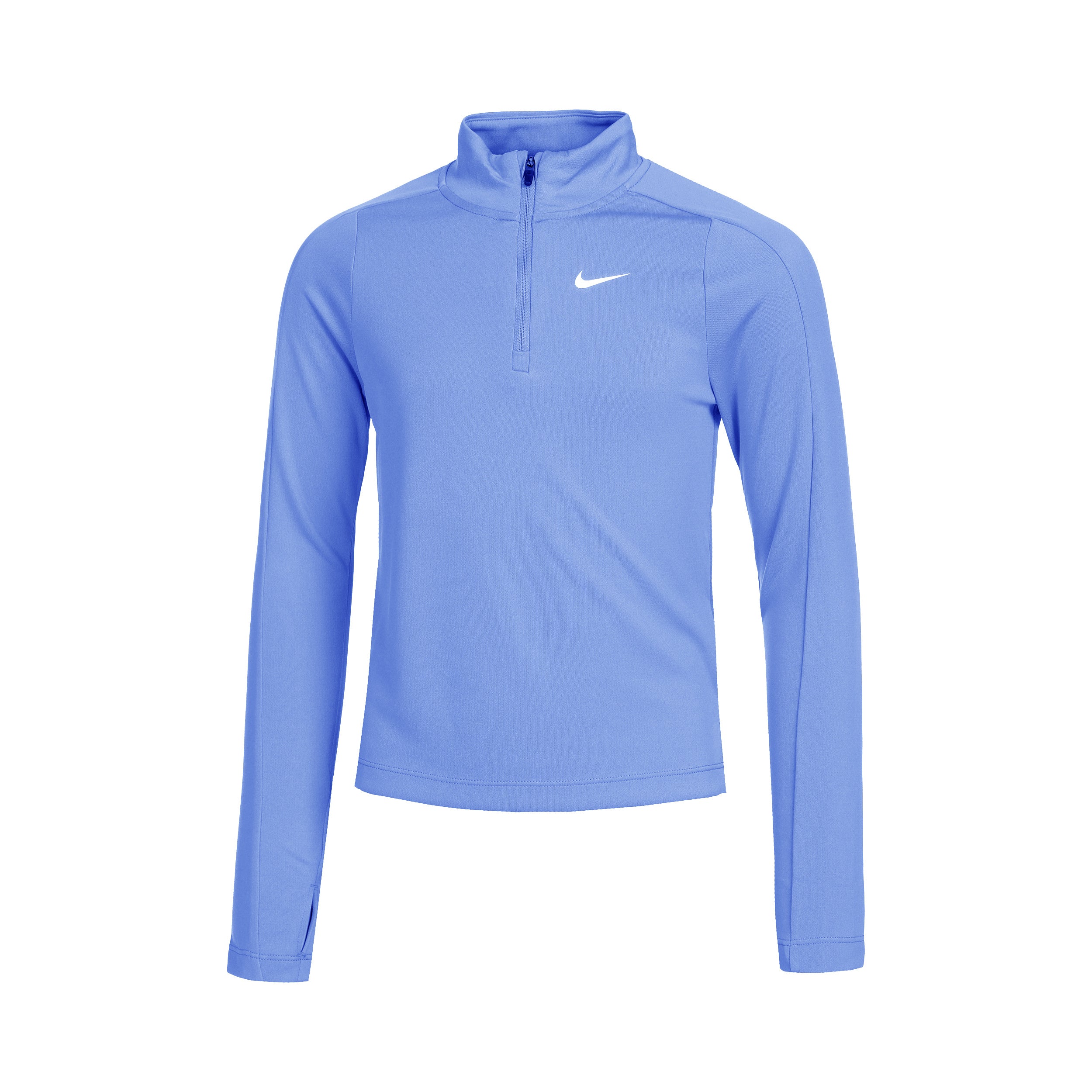 Nike Dri-Fit Långärmat Flickor-Ljusblå,Vit