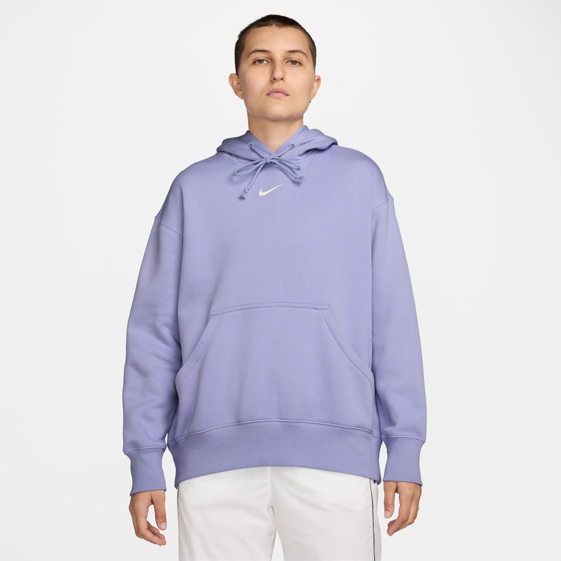 Nike Sportswear Phoenix Fleece Oversized Huvtröja Damer-Lila