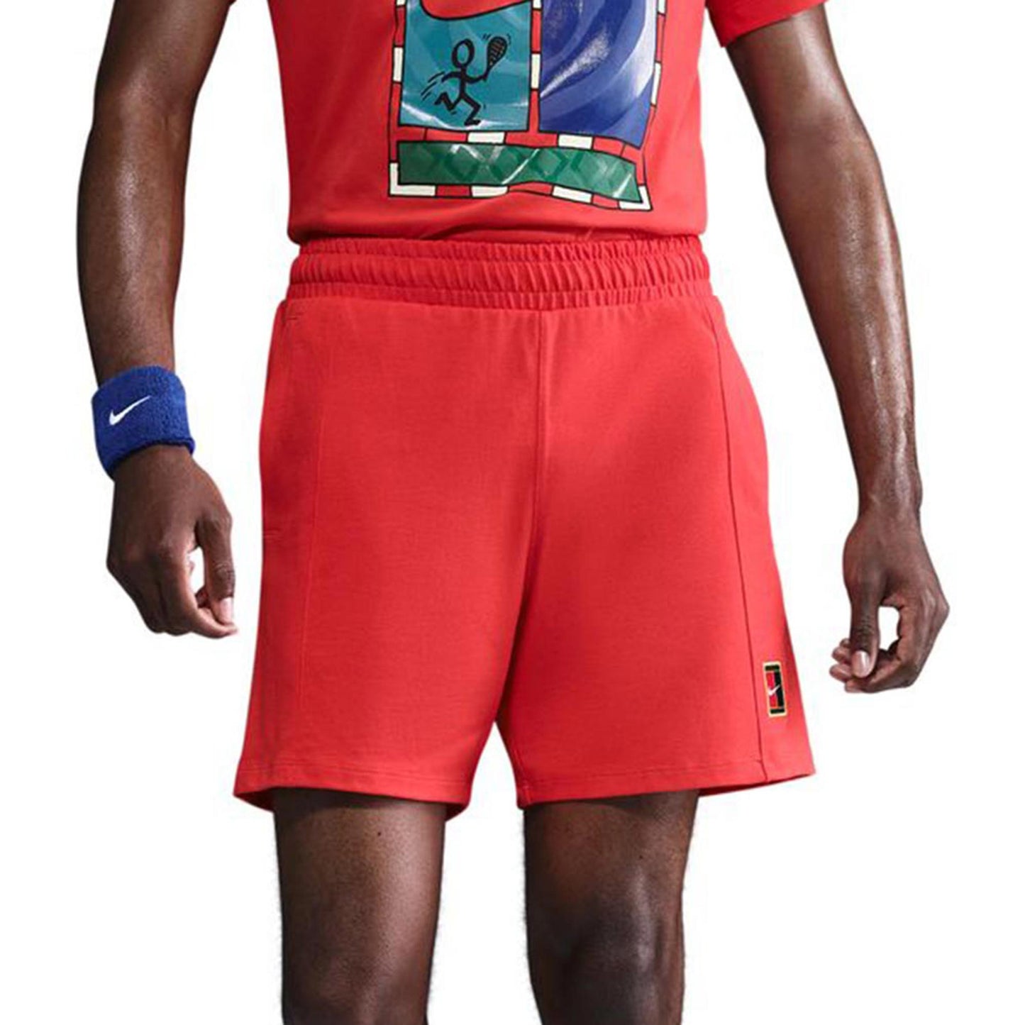 Nike Court Dri-FIT Heritage Shorts Herrar-Röd