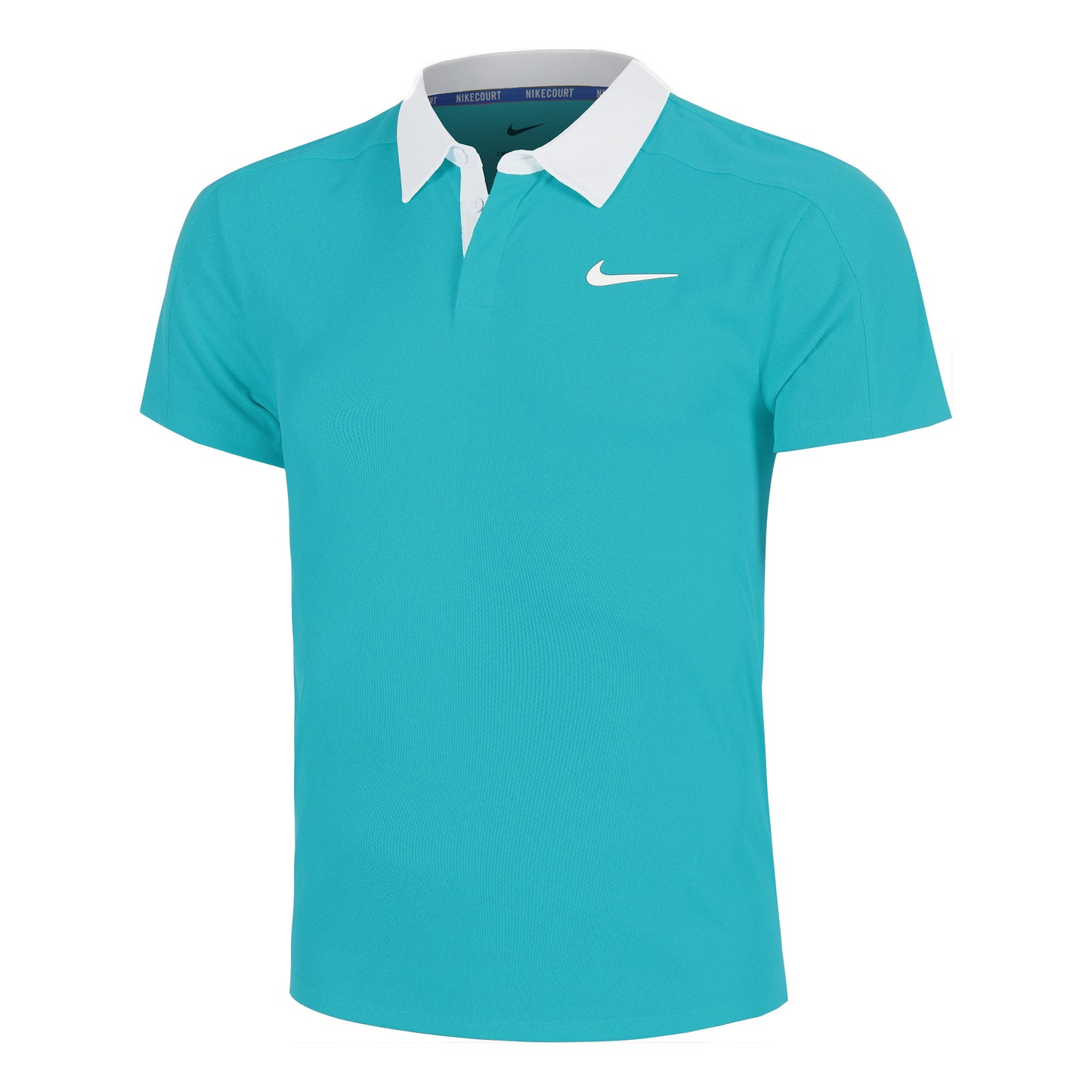 Nike Court Dri-Fit Advantage Slam Polo Herrar-Turkos,Vit