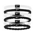 Flex Hair Tie Hårband 6-pack-Vit,Svart