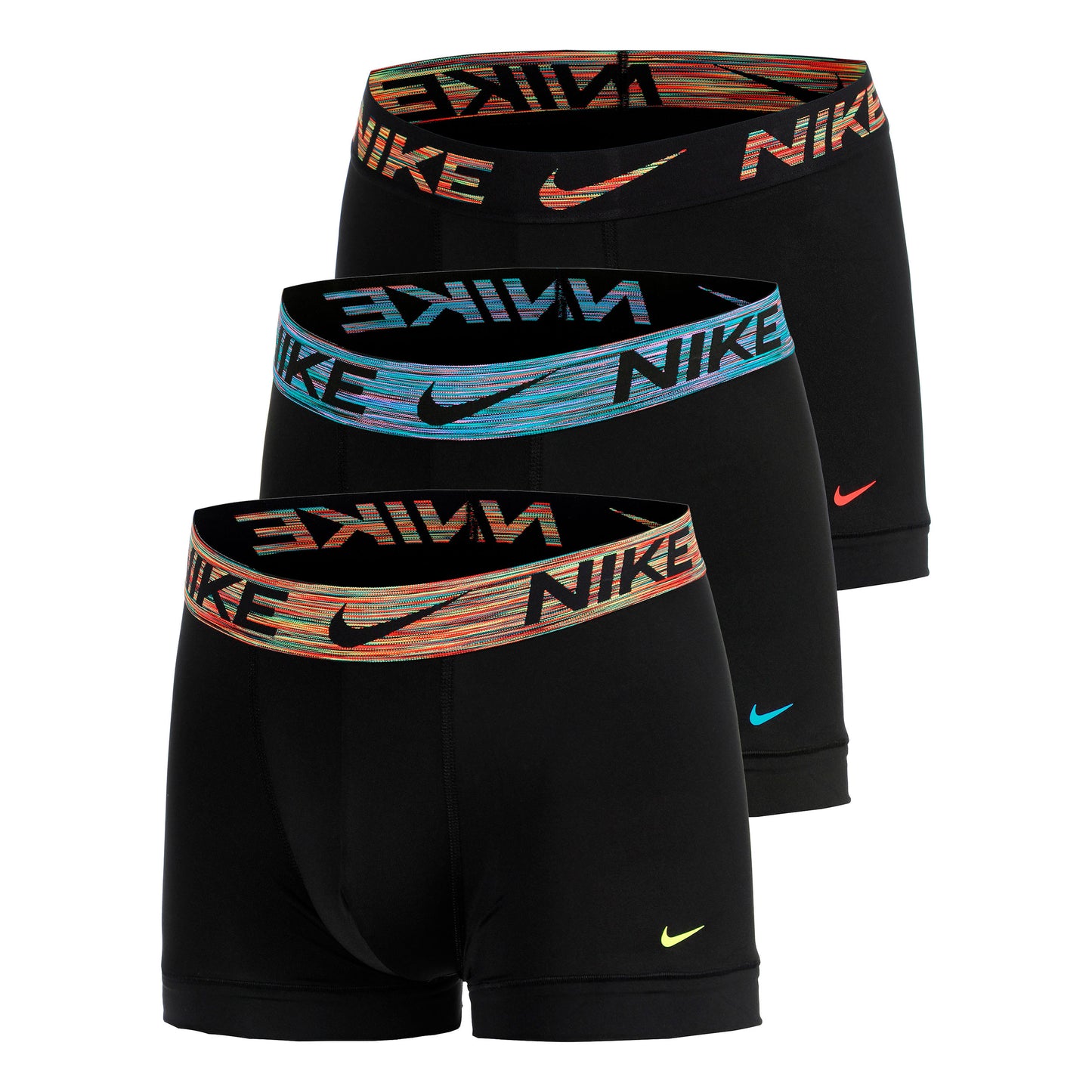Nike Dri-Fit Essential Micro Trunk Boxershorts 3-pack Herrar - svart, svart