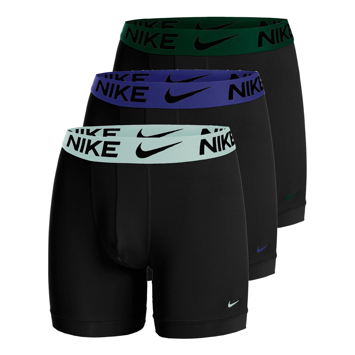Nike Essential Micro Boxershorts 3-pack Herrar - svart, mint