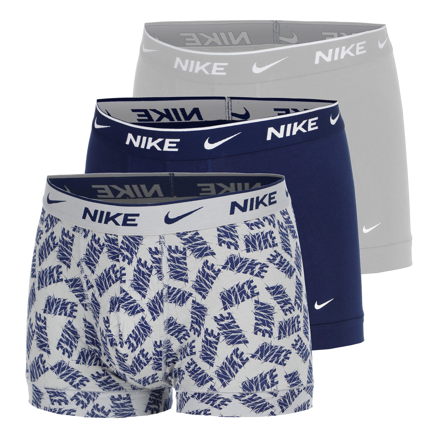 Nike Everyday Cotton Stretch Boxershorts Herrar-Grå,Flerfärgad