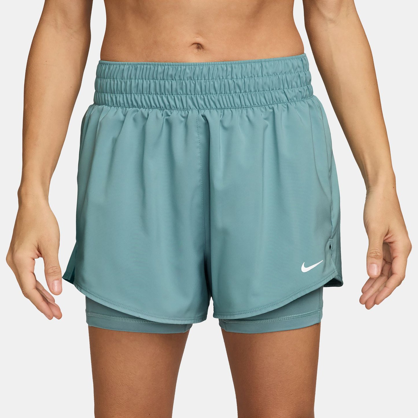 Nike Dri-Fit One High Rise 2in1 3in Shorts Damer - visdom