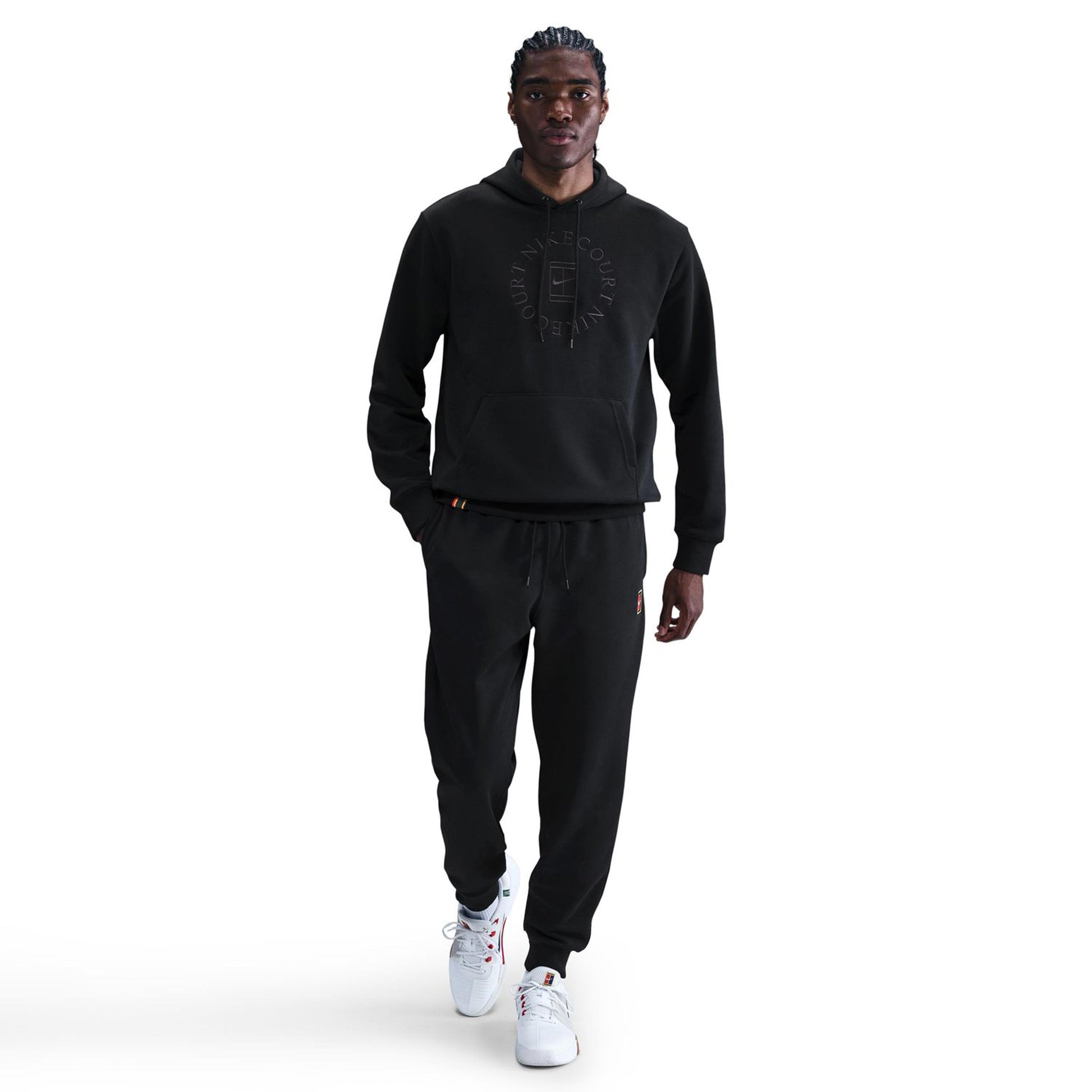 Nike Court Dri-Fit Heritage Huvtröja Herrar-Svart