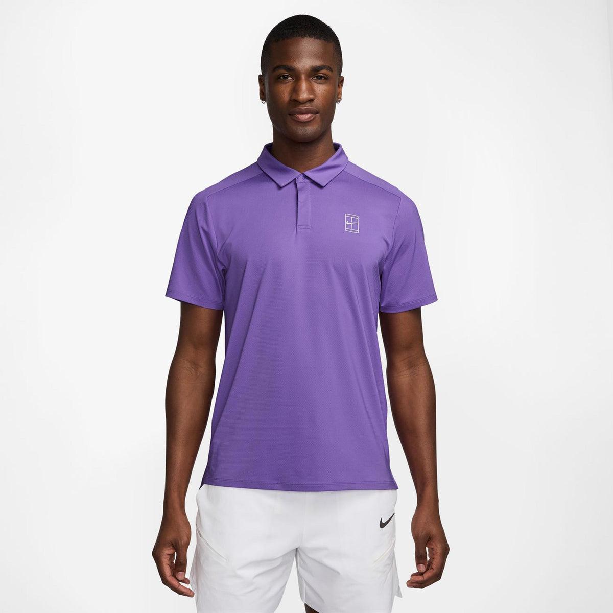 Nike Court Dri-Fit Advantage Polo Herrar-Lila