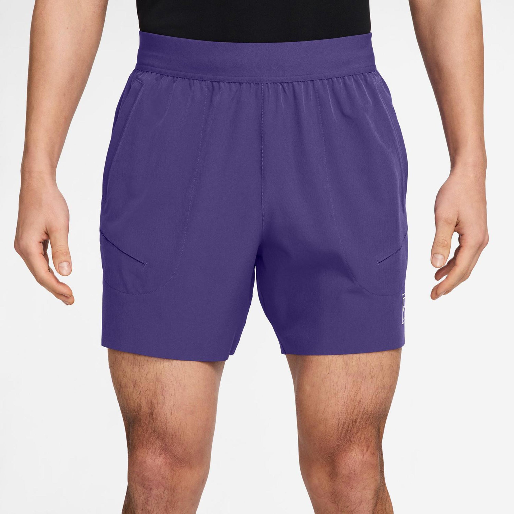 Nike Court Dri-Fit Advantage 6in Shorts Herrar-Lila