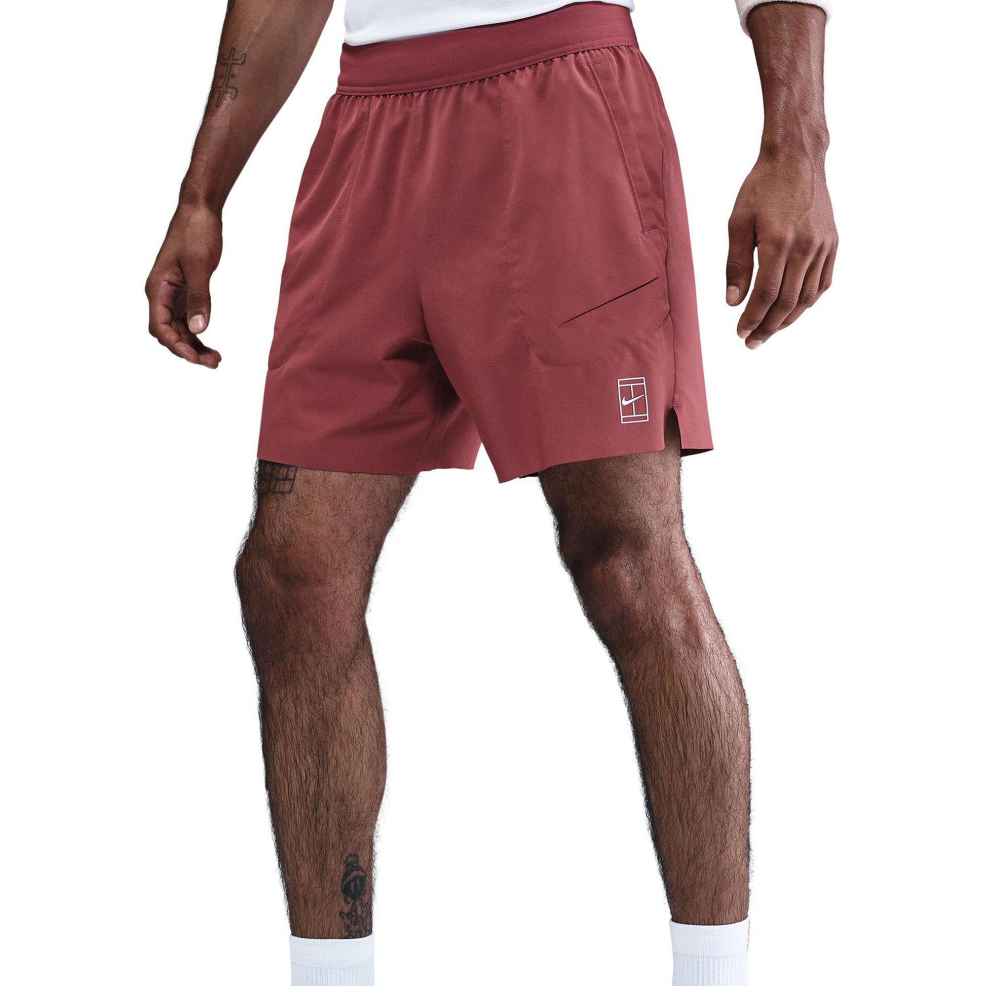 Nike Court Dri-Fit Advantage 6in Shorts Herrar-Rost