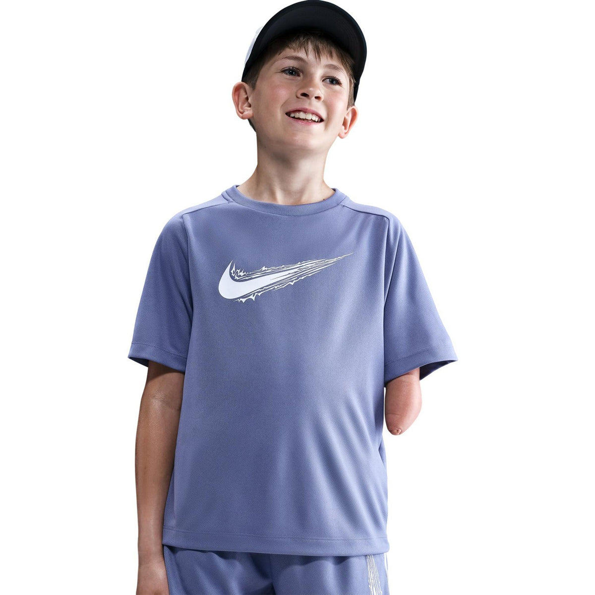 Nike Dri-Fit Multi T-shirt Barn-Blågrå