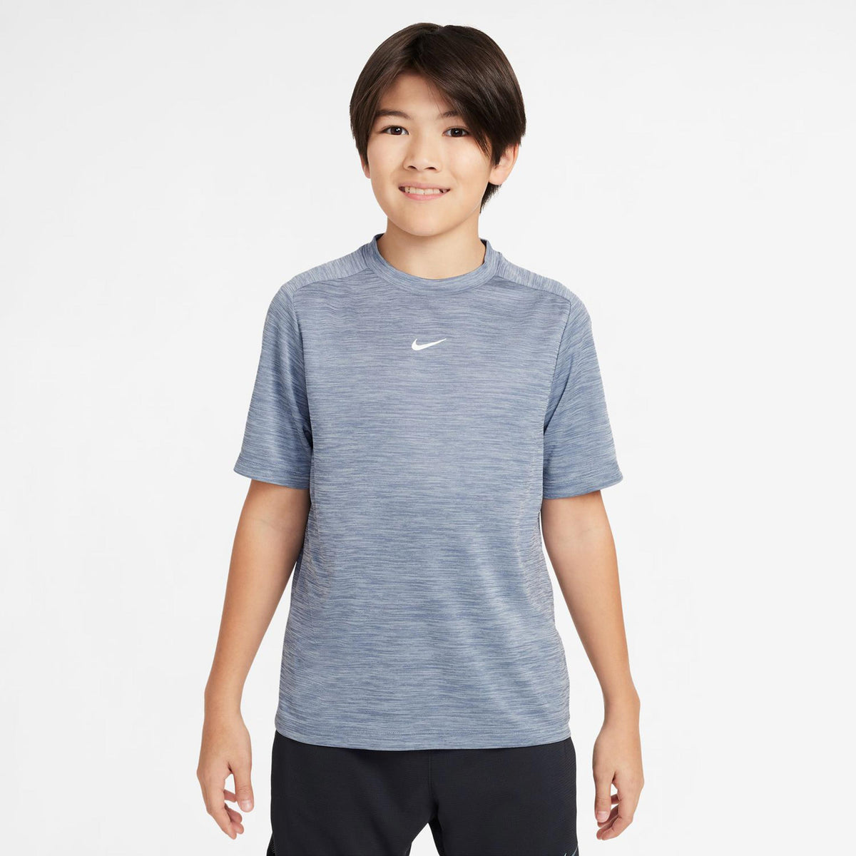 Nike Dri-Fit Multi Heather T-shirt Barn-Blågrå
