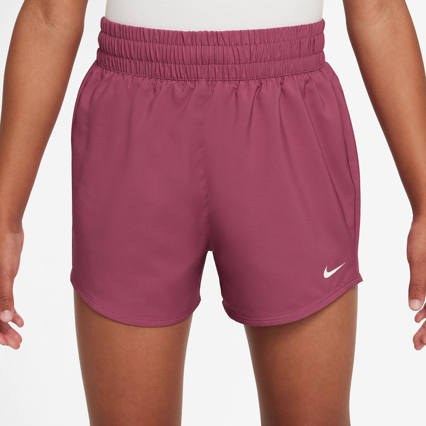 Nike Dri-Fit One Woven High Rise Shorts Flickor-Berry