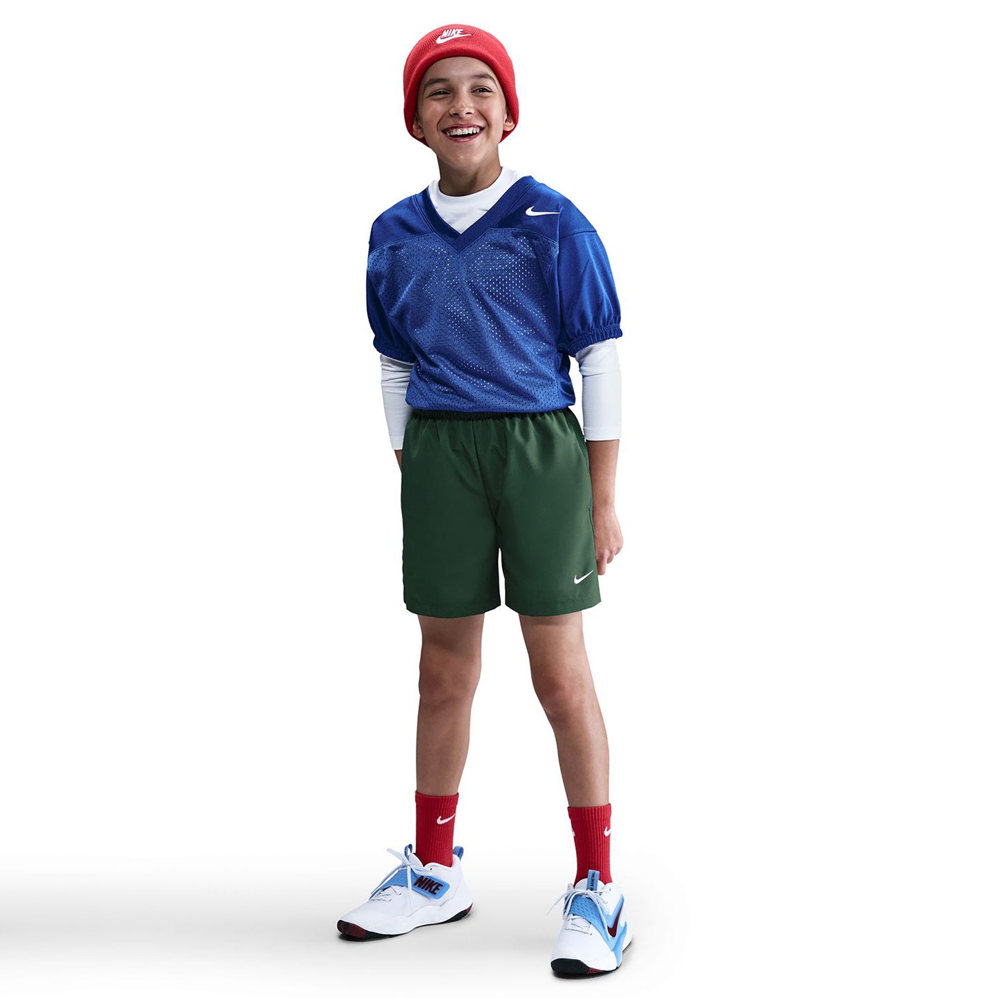 Nike Big Shorts Pojkar-grön