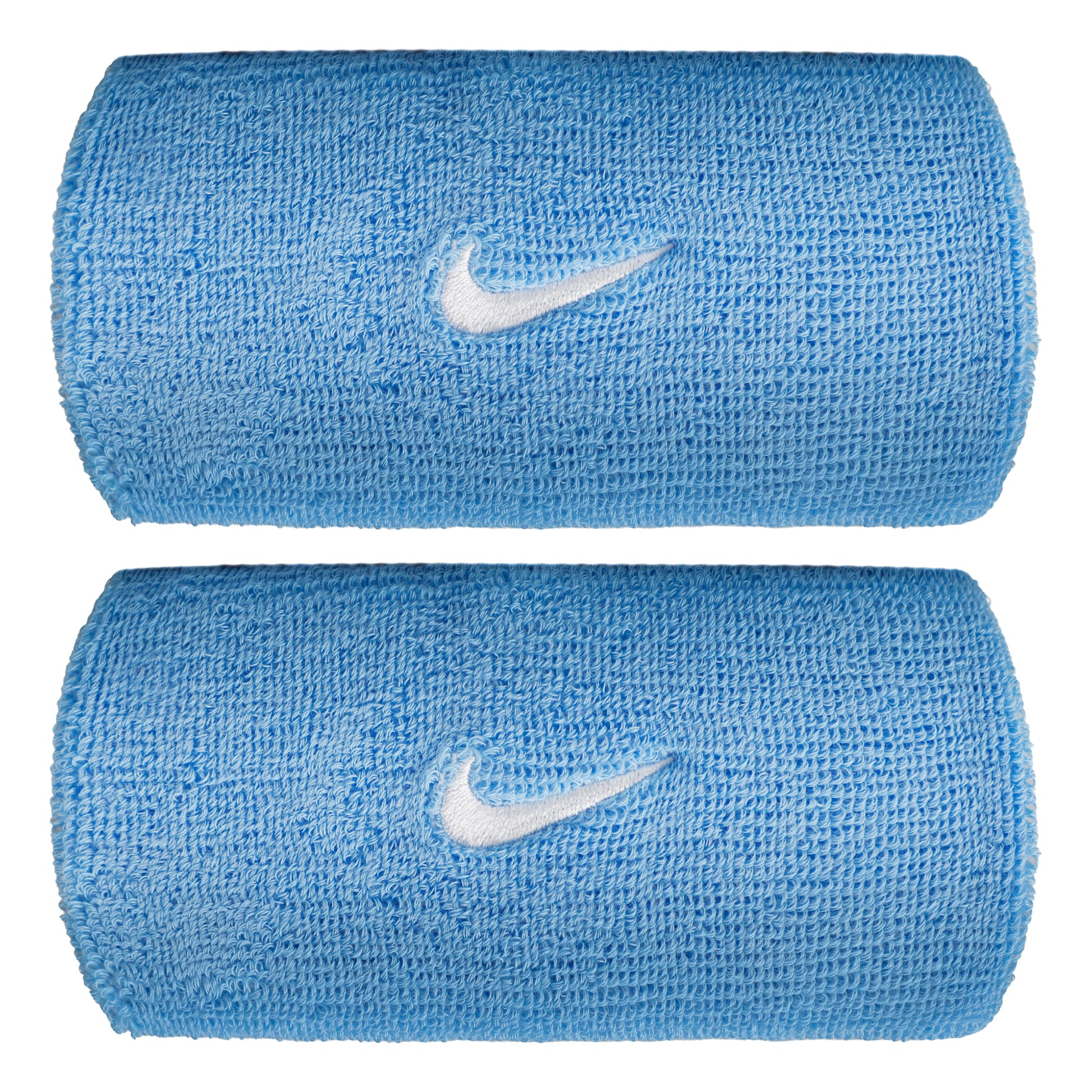 Nike Swoosh Classic Doublewide Svettband lång - blå, vit