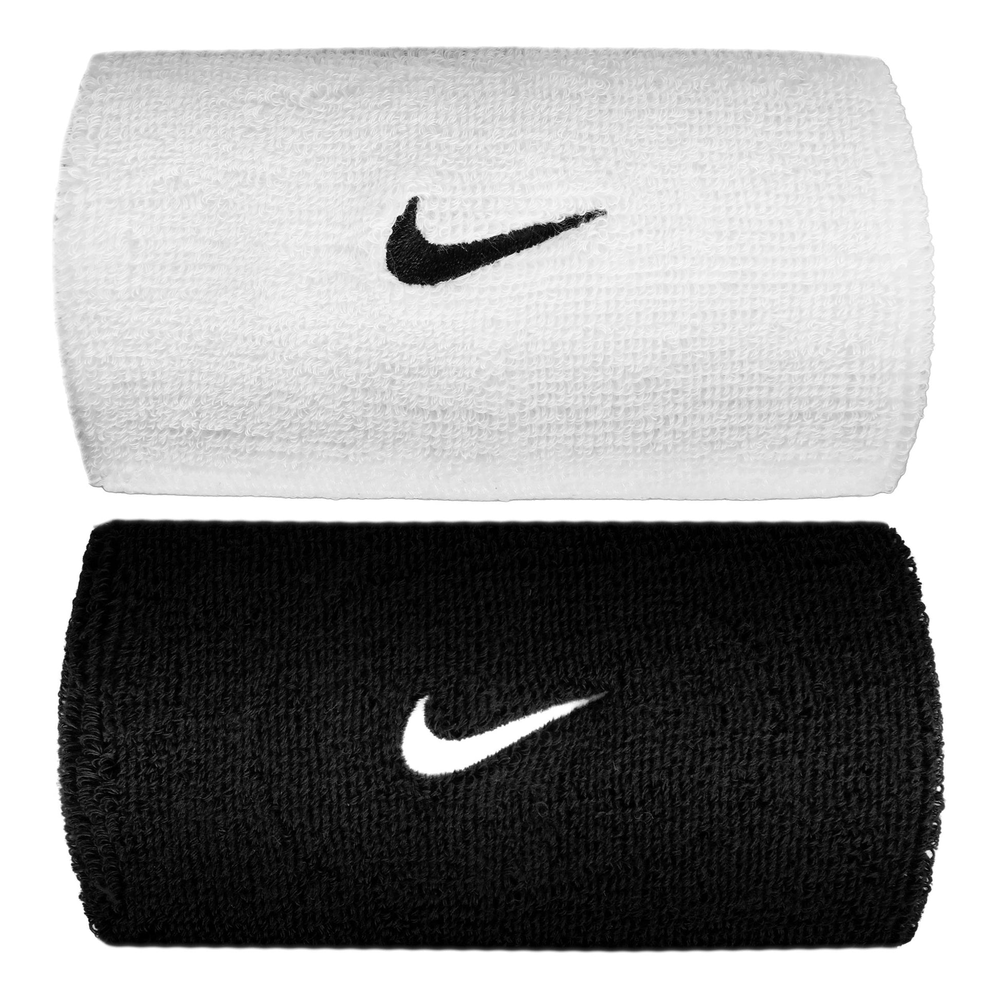 Nike Swoosh Classic Doublewide Svettband lång - svart, svart