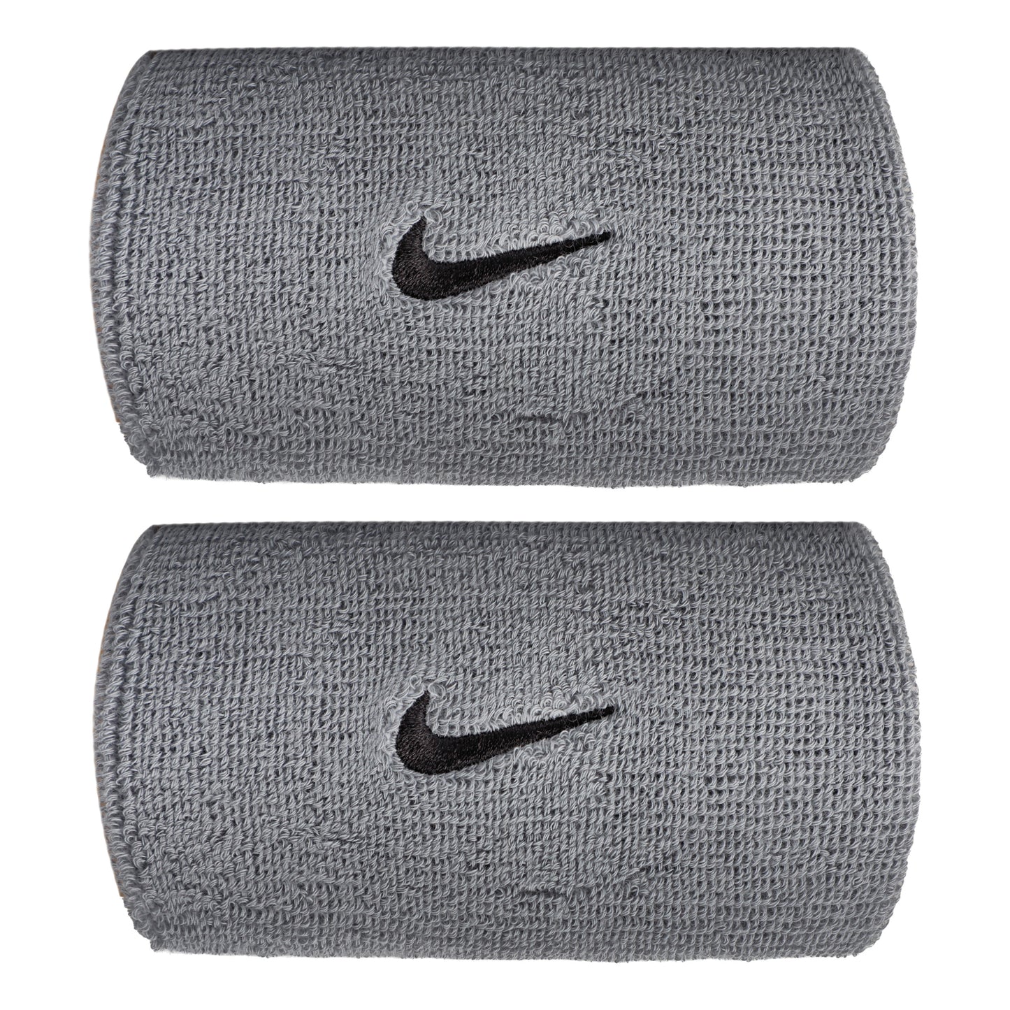 Nike Swoosh Classic Doublewide Svettband lång - grå, svart