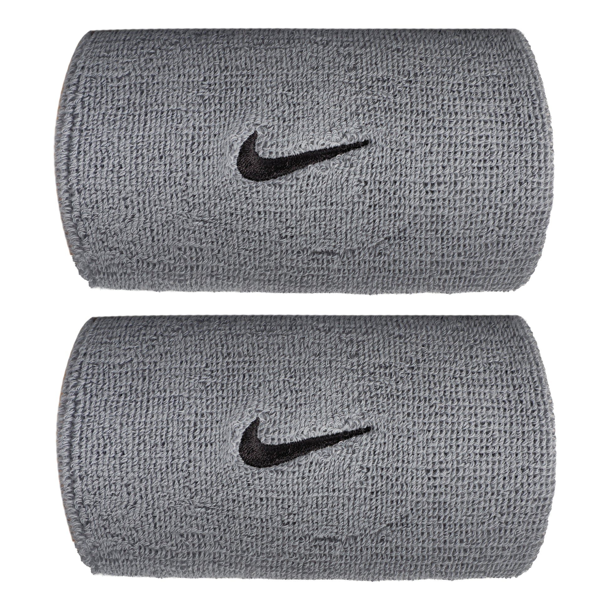 Nike Swoosh Classic Doublewide Svettband lång - grå, svart