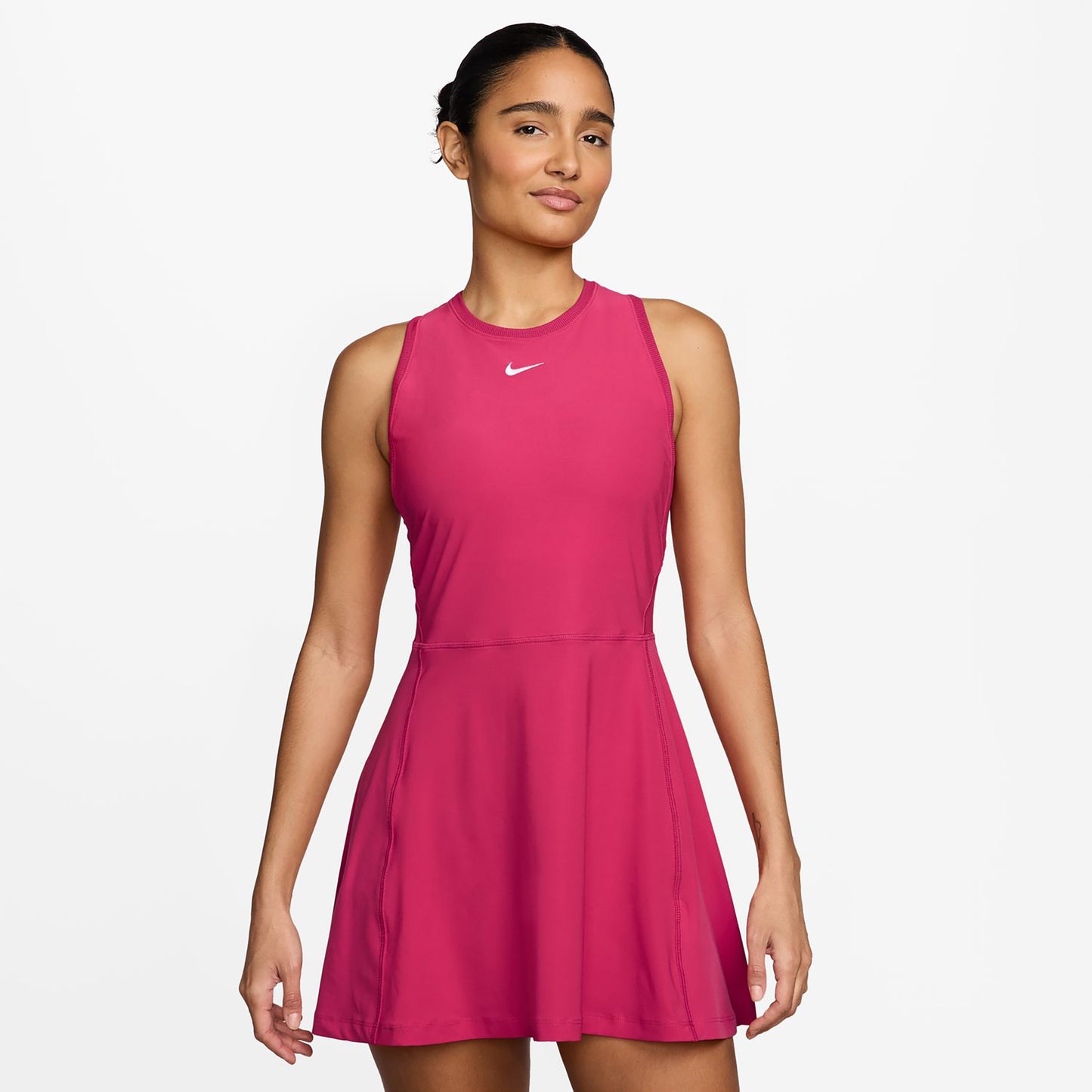 Nike Dri-FIT Victory Klänning Damer - berry, vit