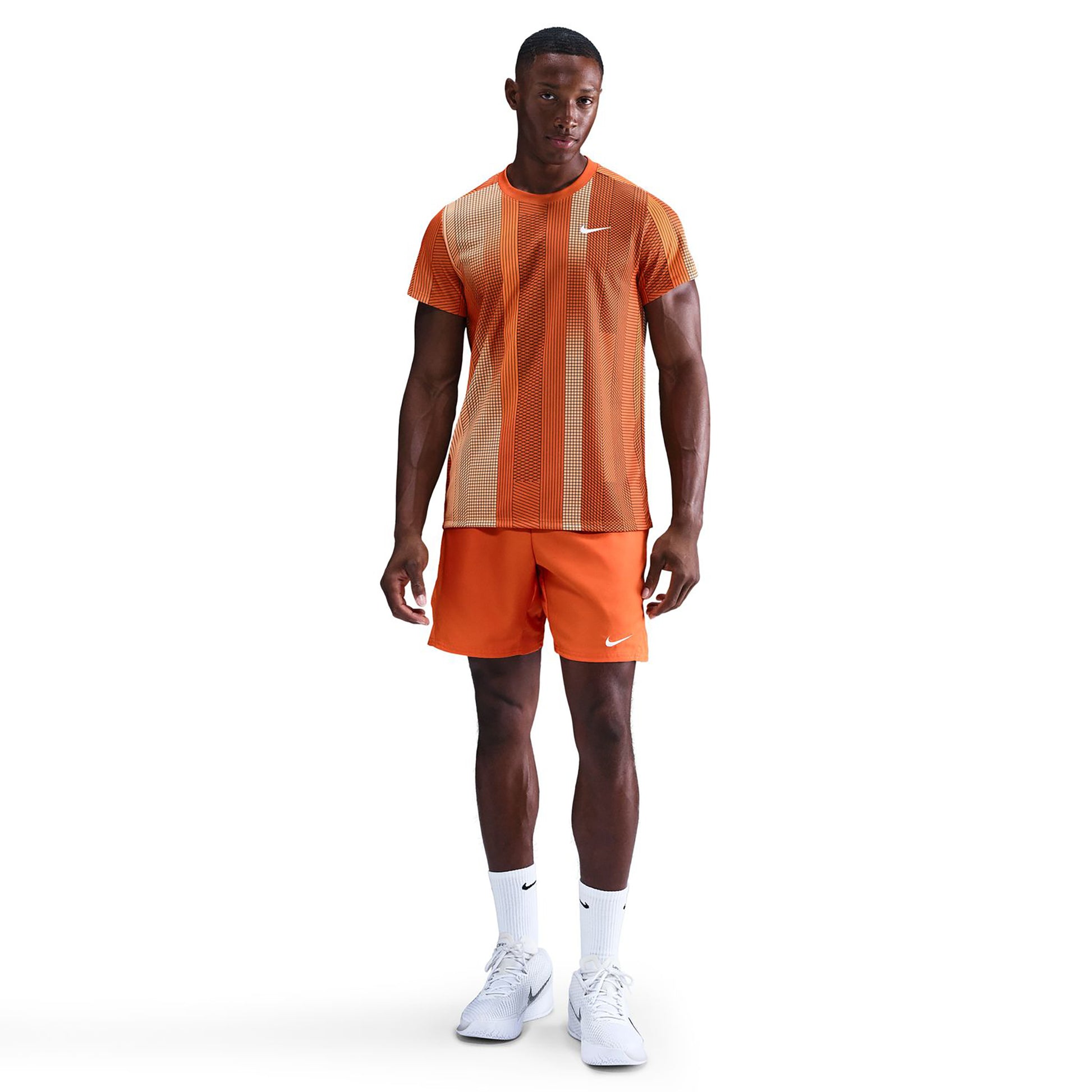 Nike Court Victory Dri-Fit 7in Shorts Herrar - orange, vit
