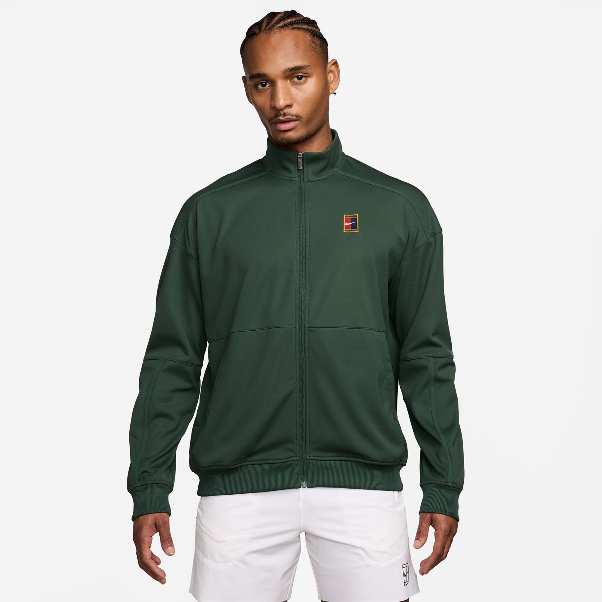 Nike Court Heritage Träningsjacka Herrar - mörkgrön, mörkgrön