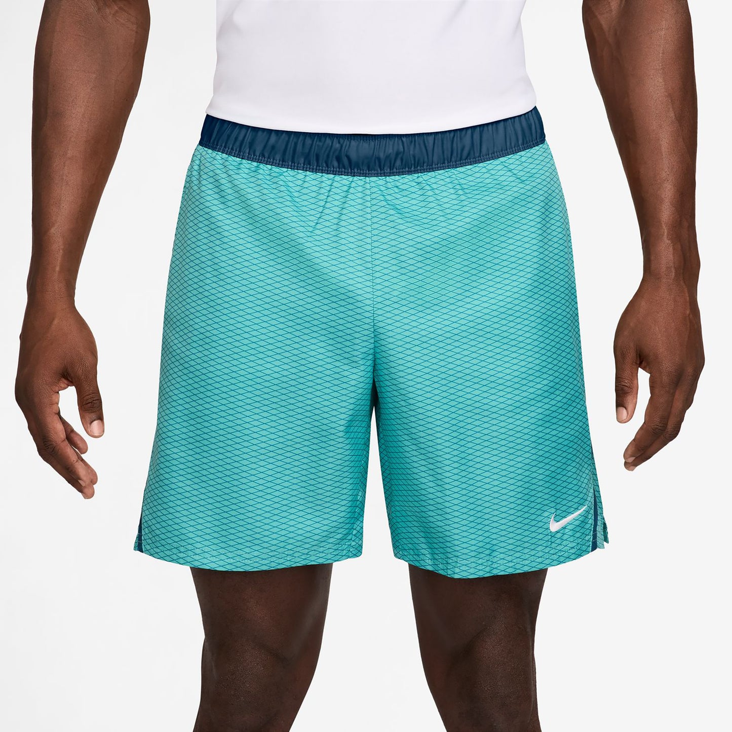 Nike Court Victory Dri-Fit 7in Aop Shorts Herrar - turkos, petrol