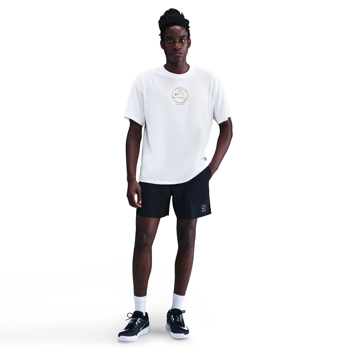 Nike Court Dri-Fit Max 90's T-shirt Herrar-vit