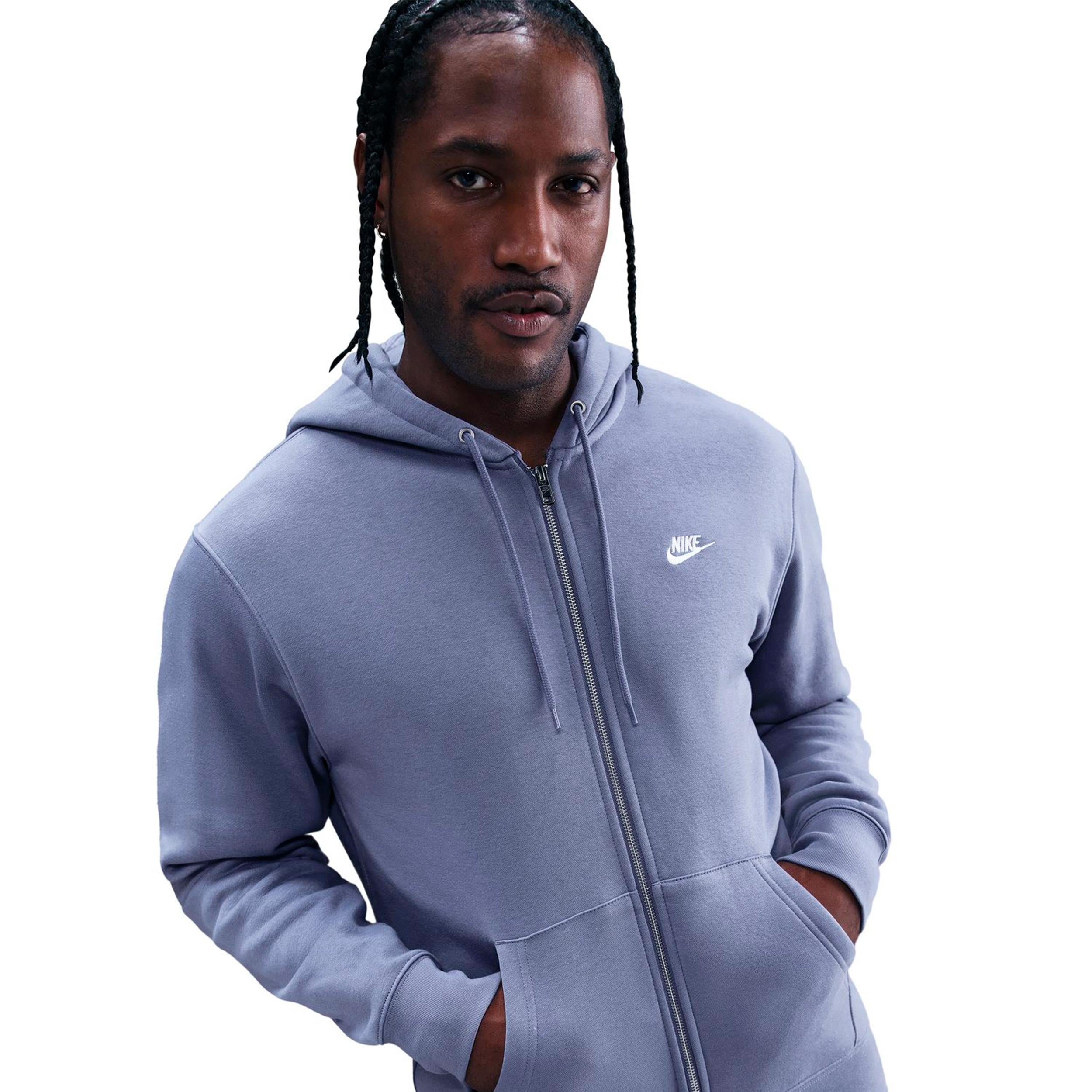 Nike Club Bb Full-Zip Sweat-jacka Herrar - blå