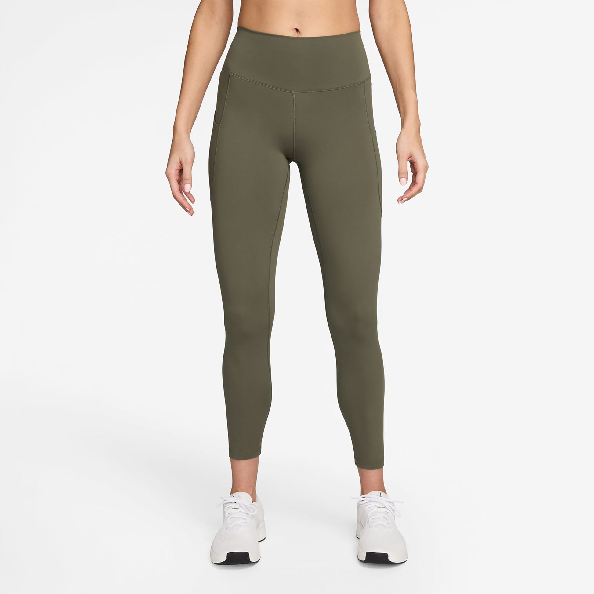 Nike Dri-FIT One High Rise 7/8 Tights Damer-oliv
